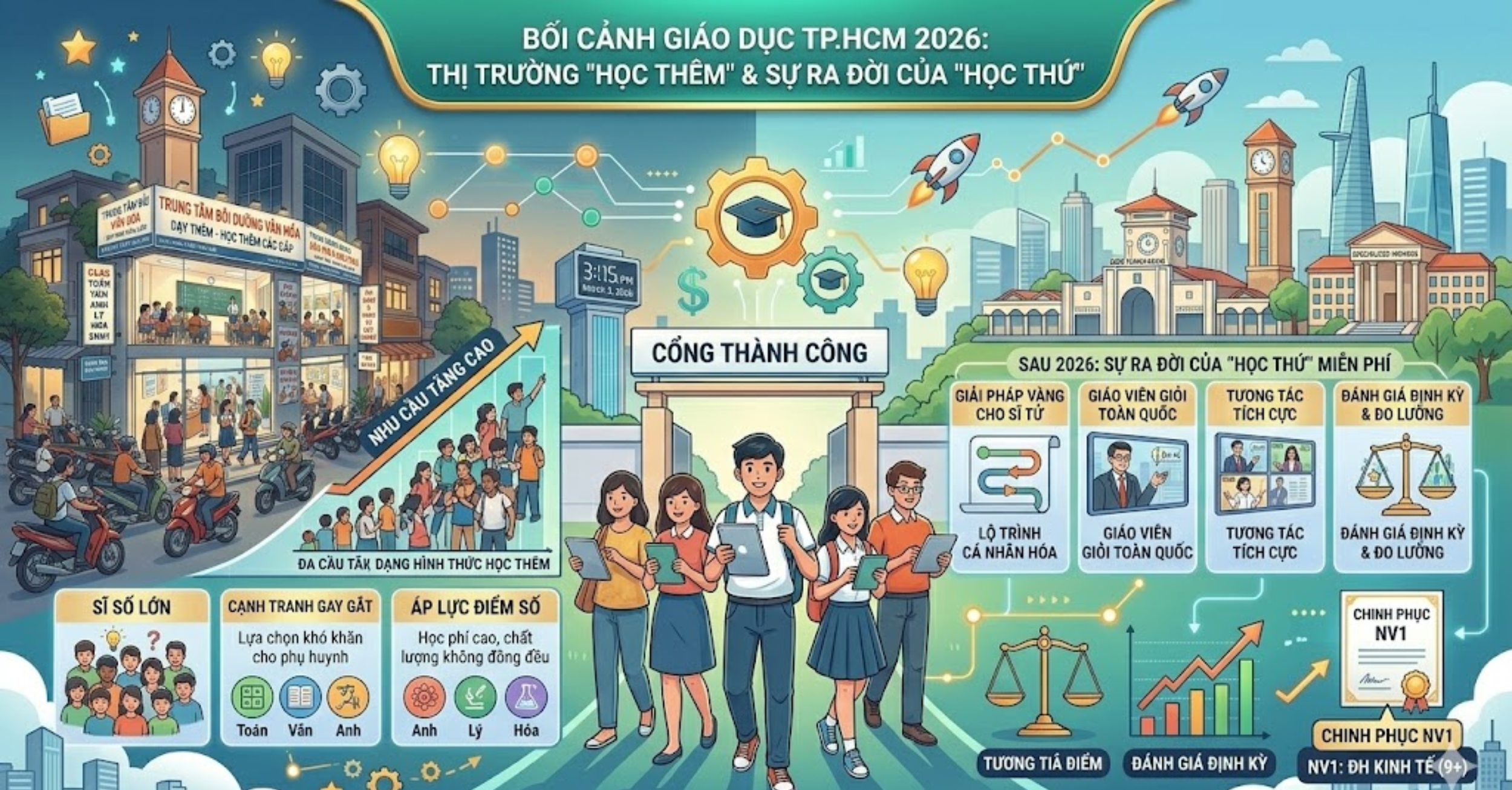 Bối cảnh thị trường "Học Thêm" tại Việt Nam và sự ra đời của "Học thử"