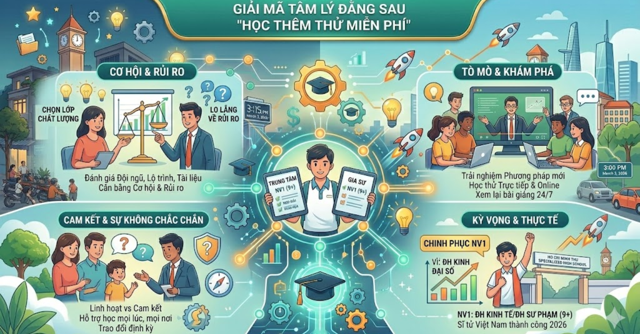 Giải mã tâm lý đằng sau các buổi "Học Thêm Thử Miễn Phí"