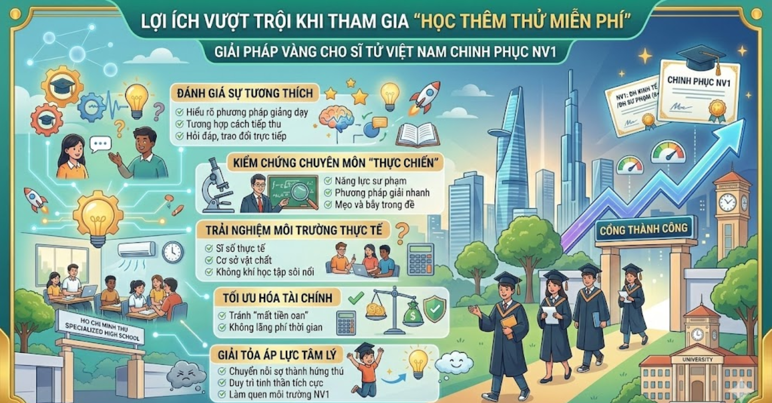 Lợi ích vượt trội khi tham gia "Học Thêm Thử Miễn Phí"