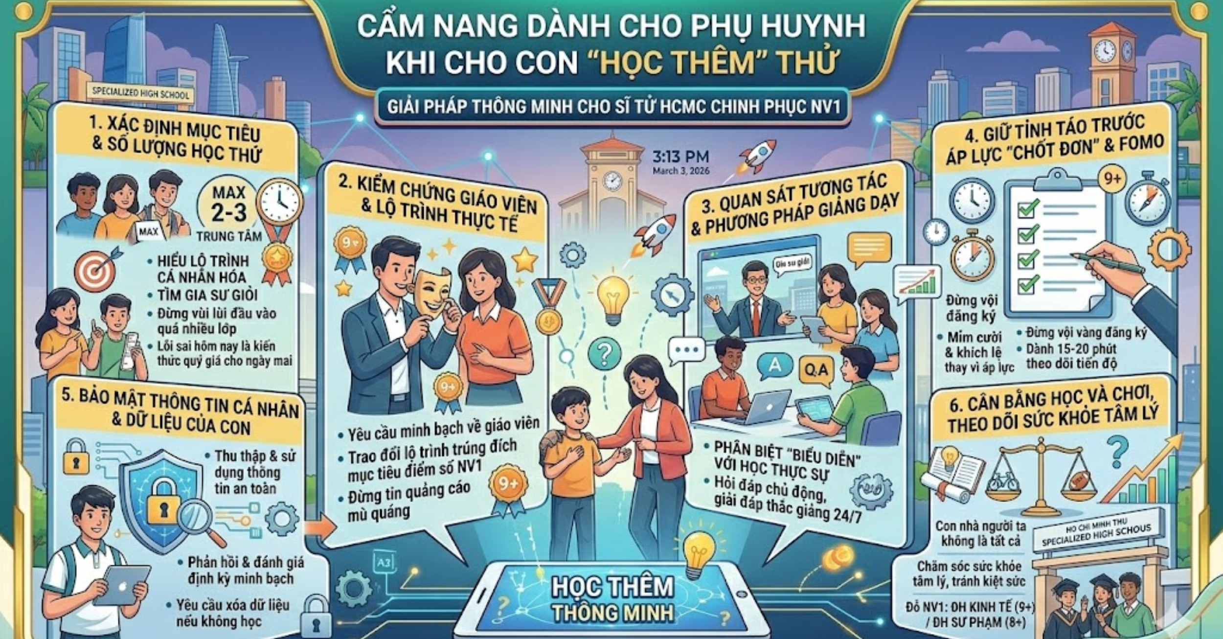 Cẩm nang dành cho Phụ huynh khi cho con đi "Học Thêm" thử