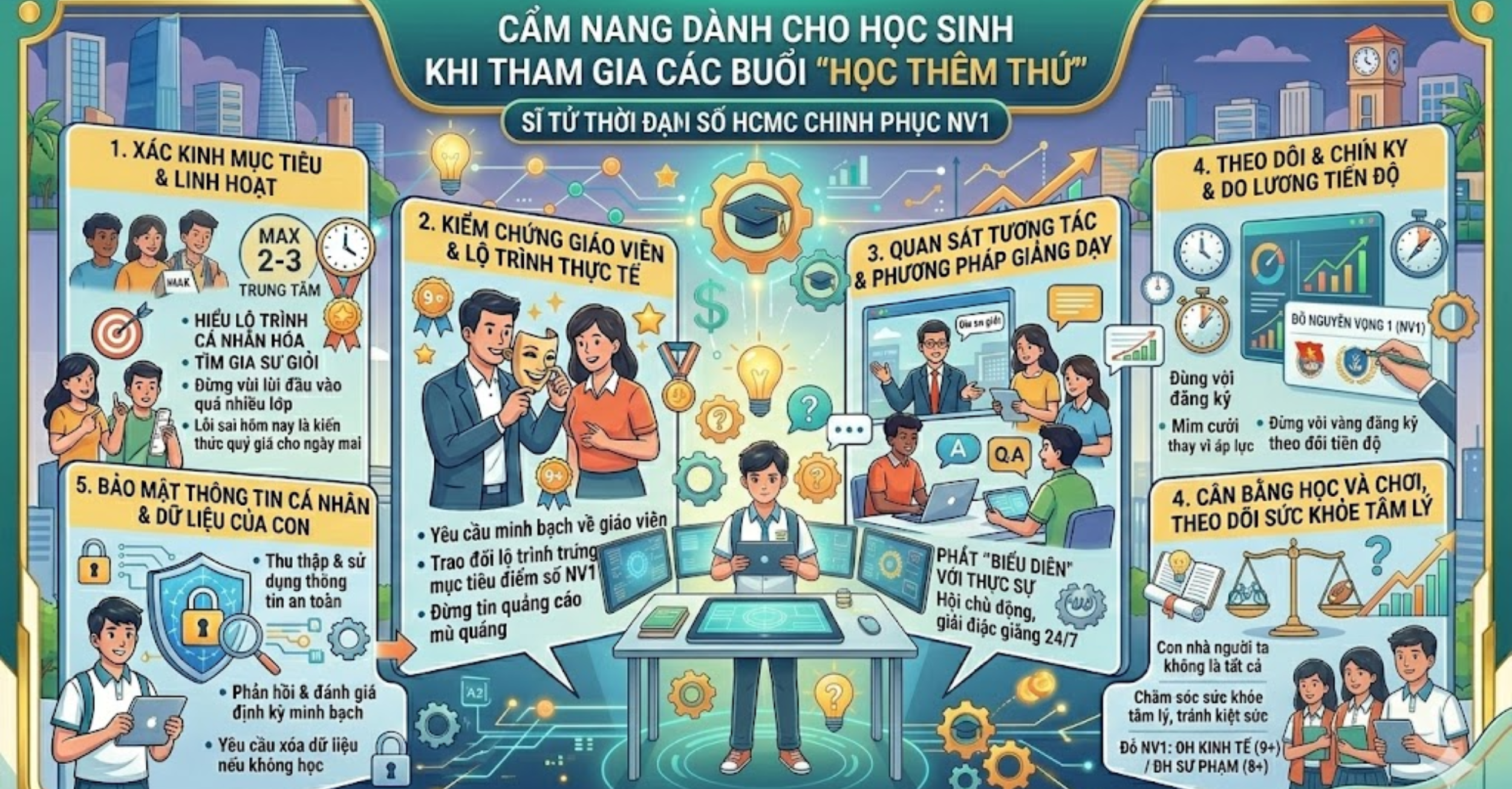 Cẩm nang dành cho Học sinh khi tham gia các buổi "Học Thêm Thử"
