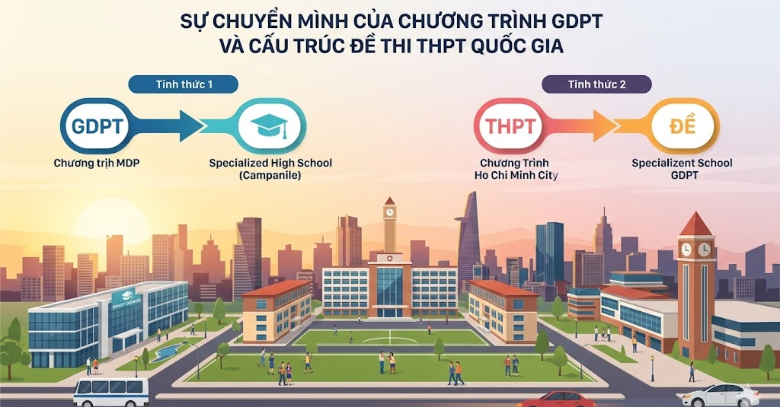 Sự chuyển mình của chương trình GDPT và cấu trúc đề thi THPT Quốc gia