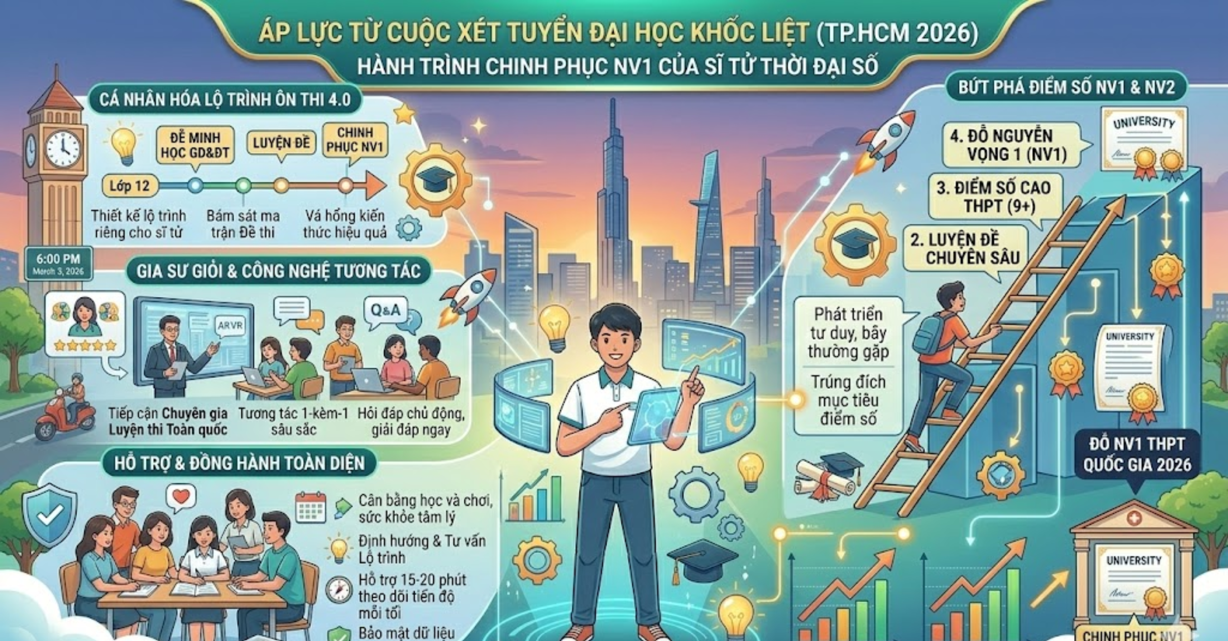 Áp lực từ cuộc xét tuyển Đại học khốc liệt