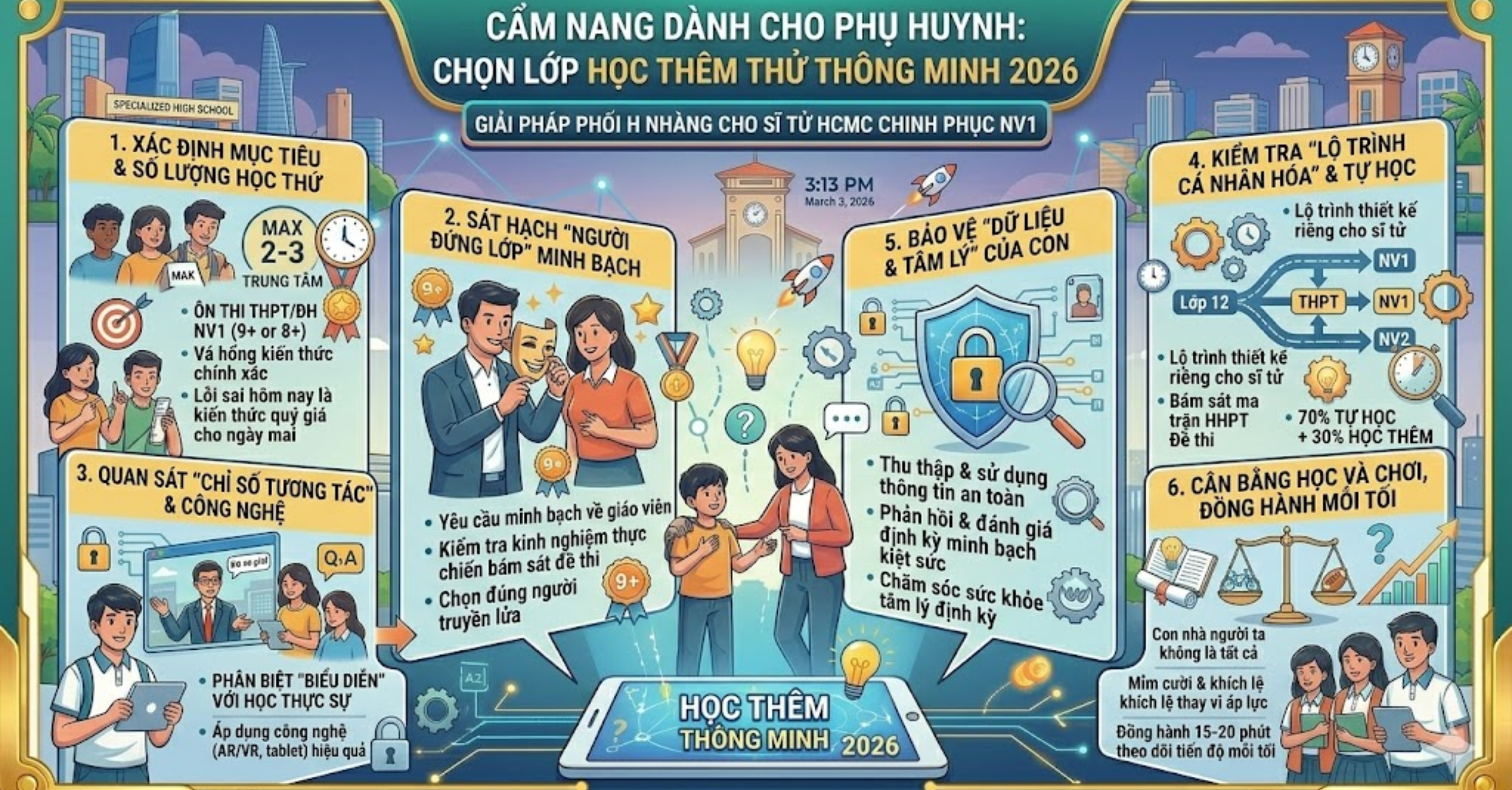 Cẩm Nang Dành Cho Phụ Huynh Khi Cho Con Đi "Học Thêm" Thử