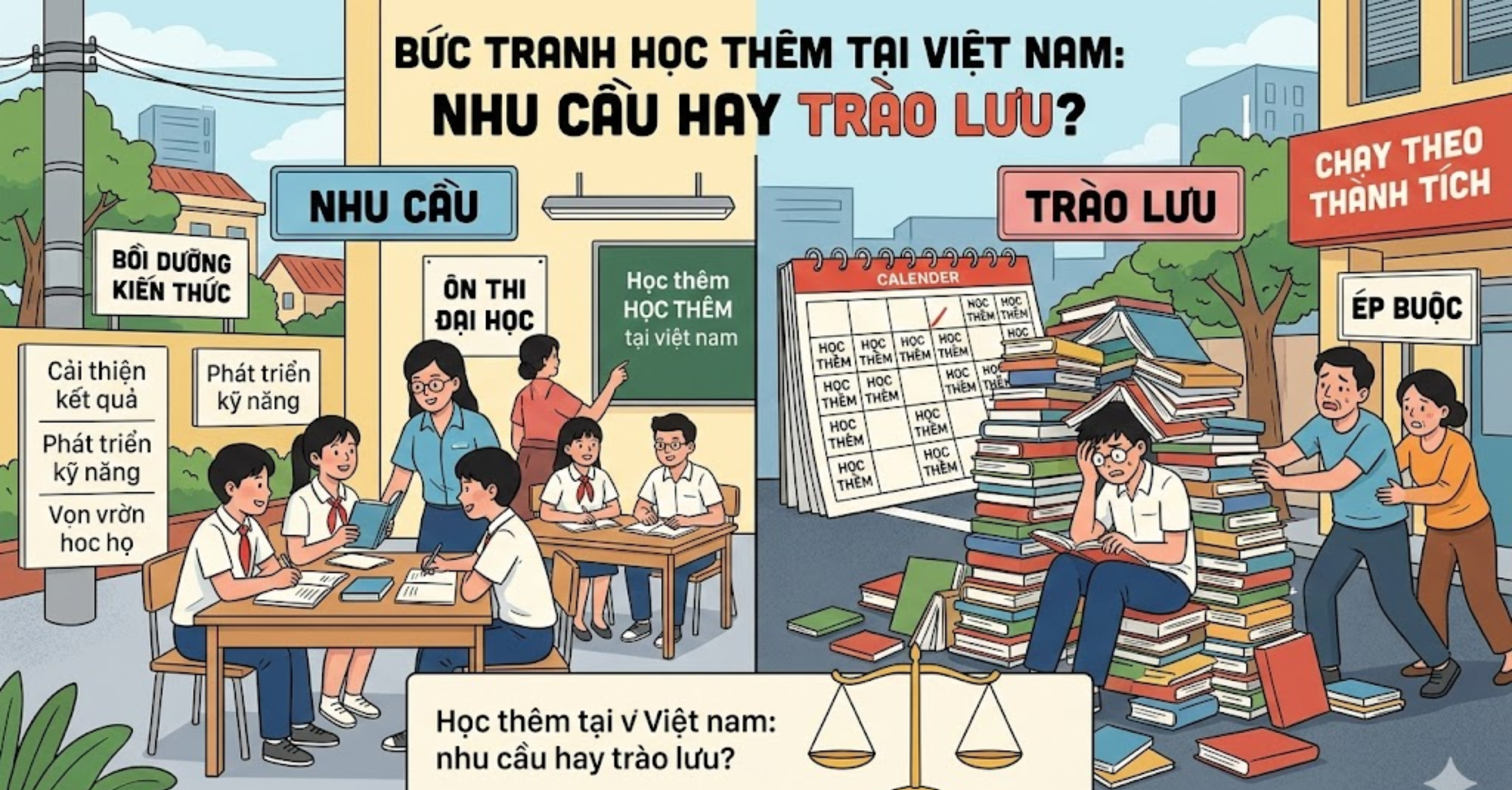 Bức Tranh Học Thêm Tại Việt Nam: Nhu Cầu Hay Trào Lưu?