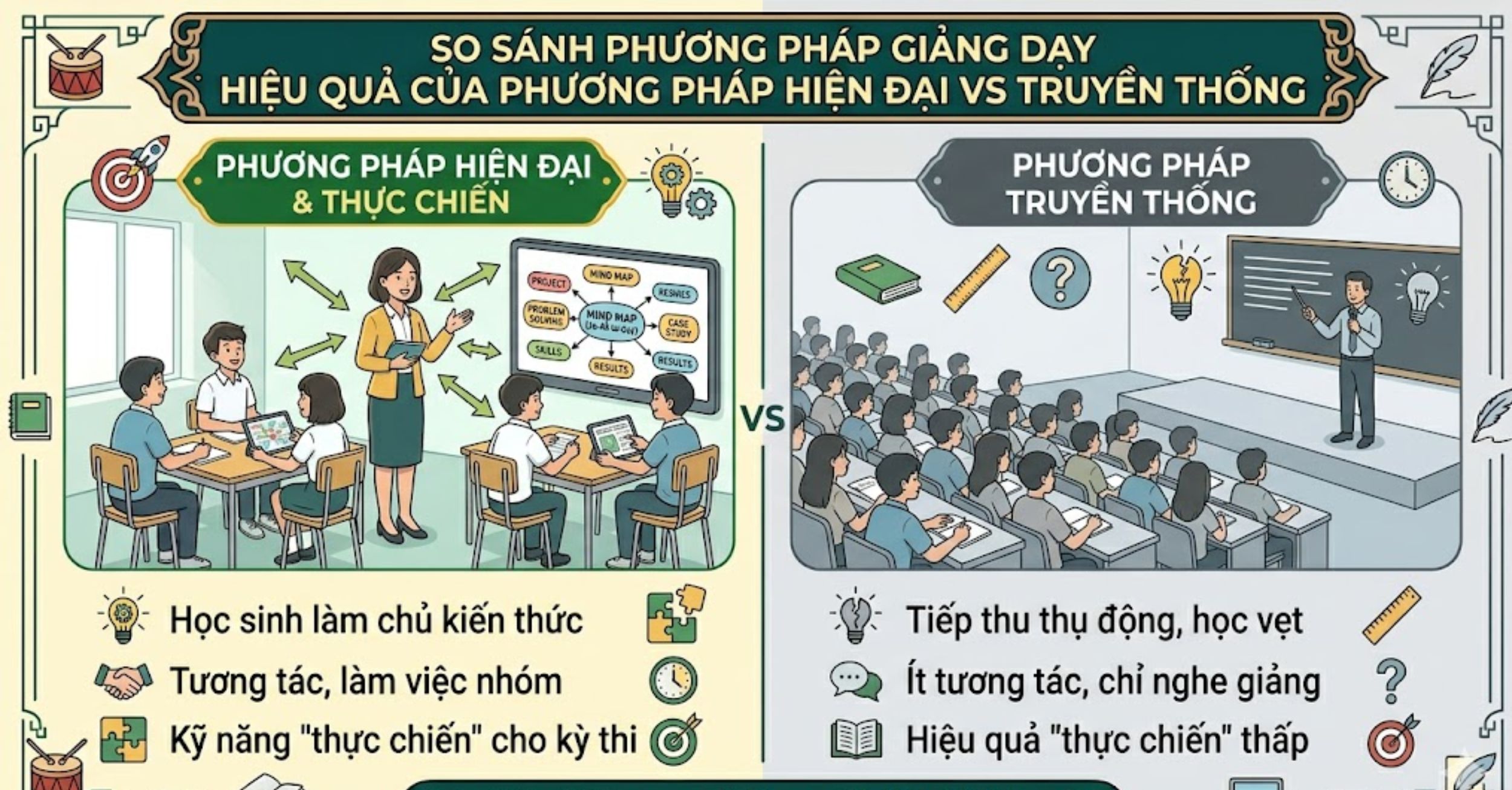 Phương pháp giảng dạy hiện đại và thực chiến