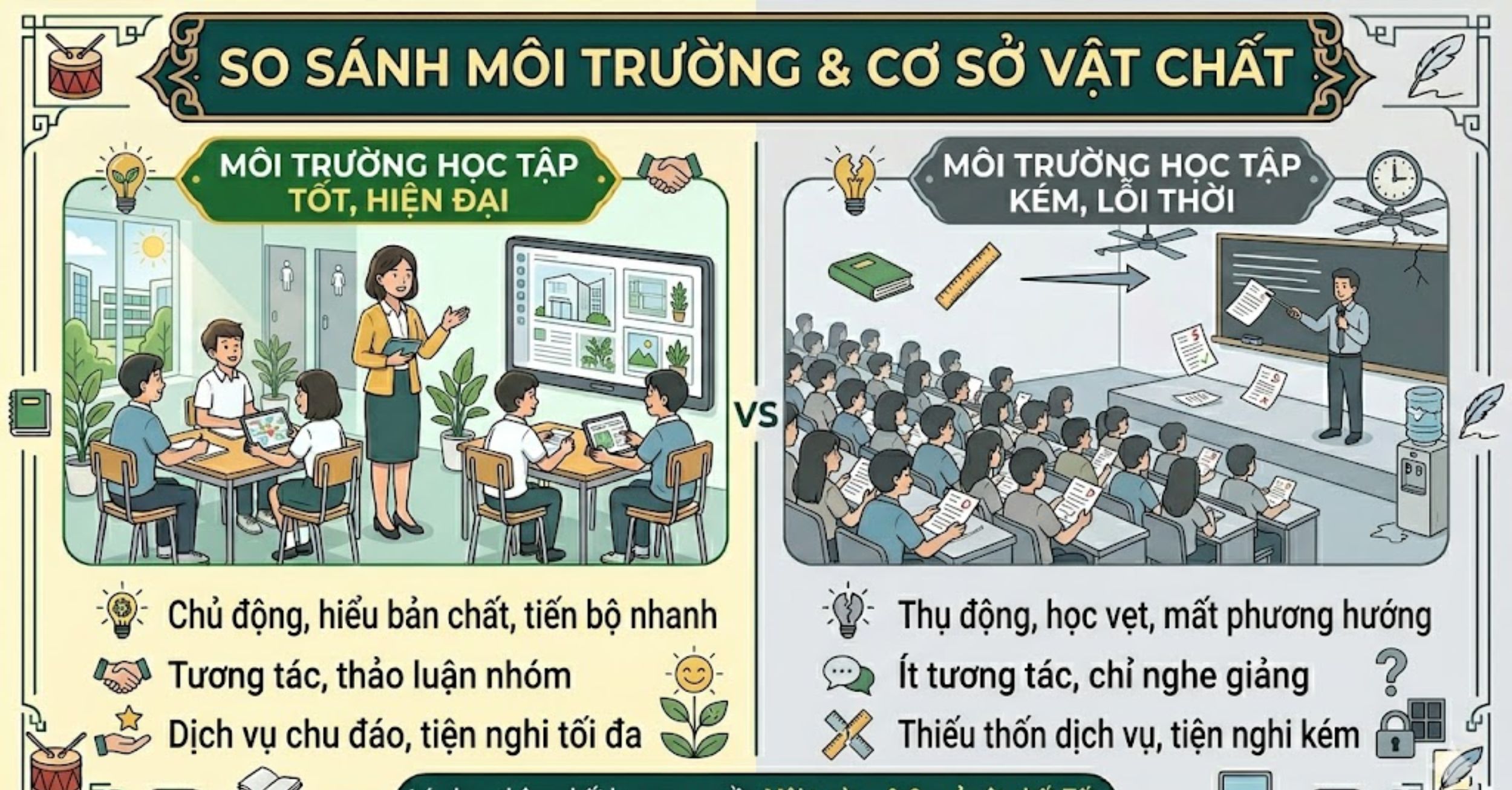 Môi trường và cơ sở vật chất