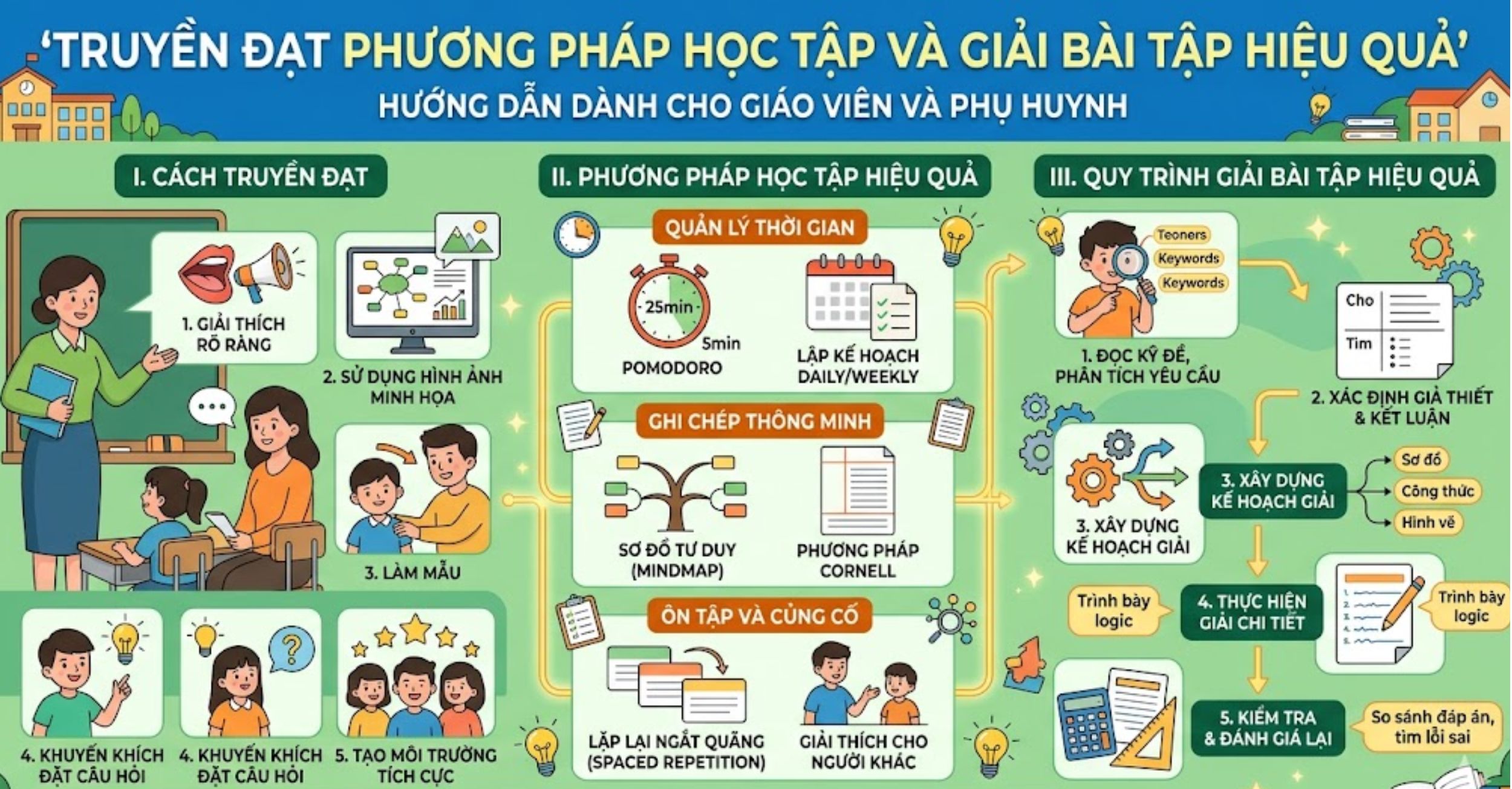 Truyền Đạt Phương Pháp Học Tập Và Giải Bài Tập Hiệu Quả