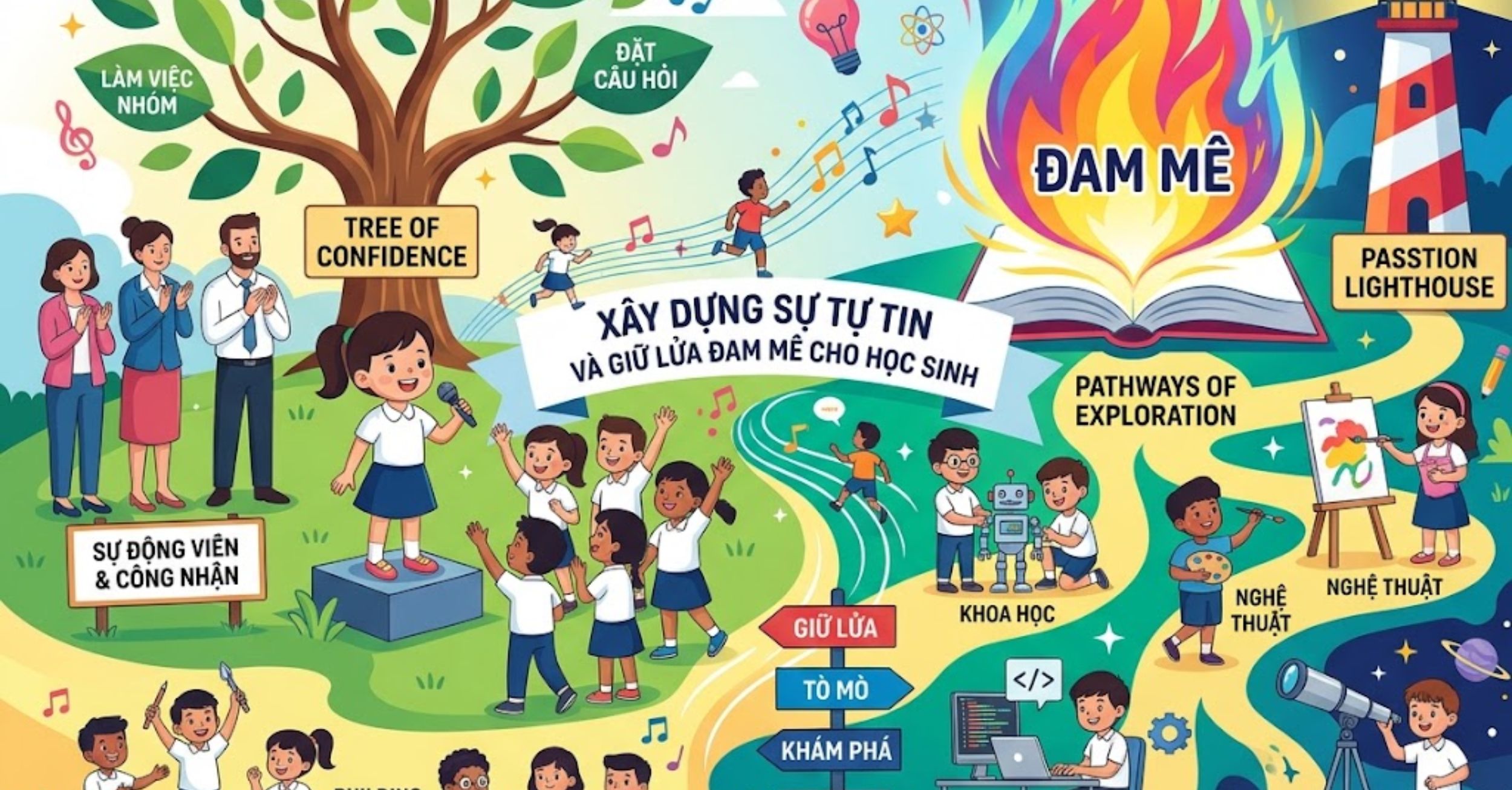 Xây Dựng Sự Tự Tin Và Giữ Lửa Đam Mê Cho Học Sinh