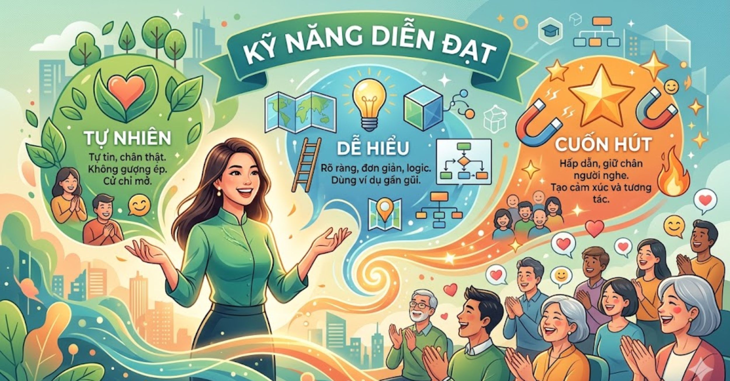 Kỹ Năng Diễn Đạt Tự Nhiên, Dễ Hiểu, Cuốn Hút