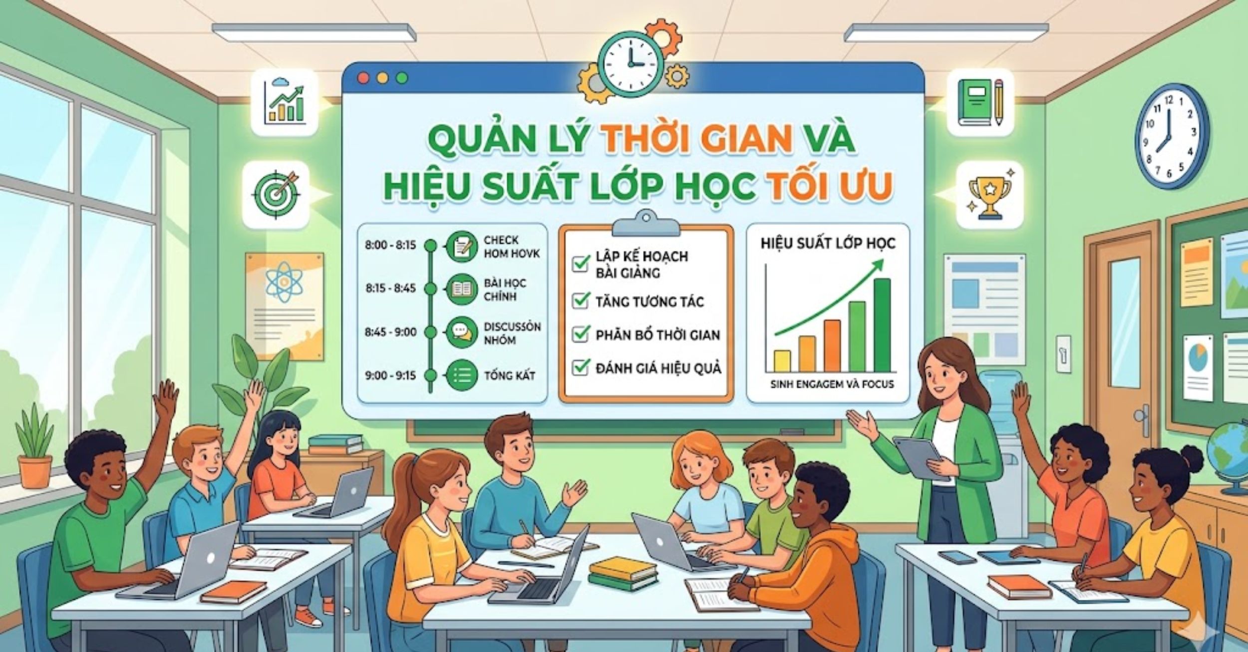 Quản Lý Thời Gian Và Hiệu Suất Lớp Học Tối Ưu