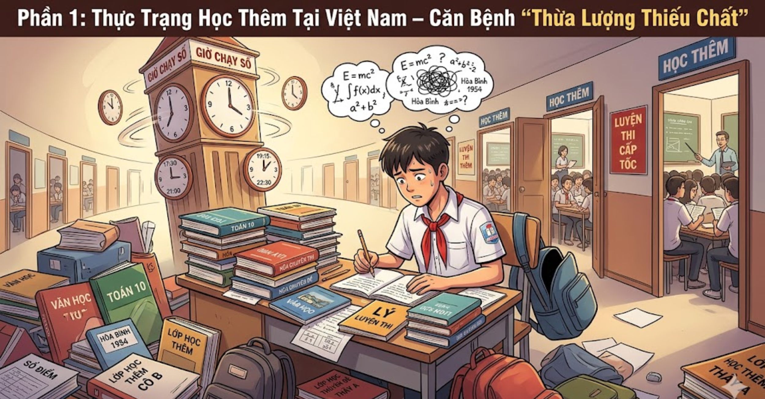 Phần 1: Thực Trạng Học Thêm Tại Việt Nam – Căn Bệnh “Thừa Lượng Thiếu Chất”