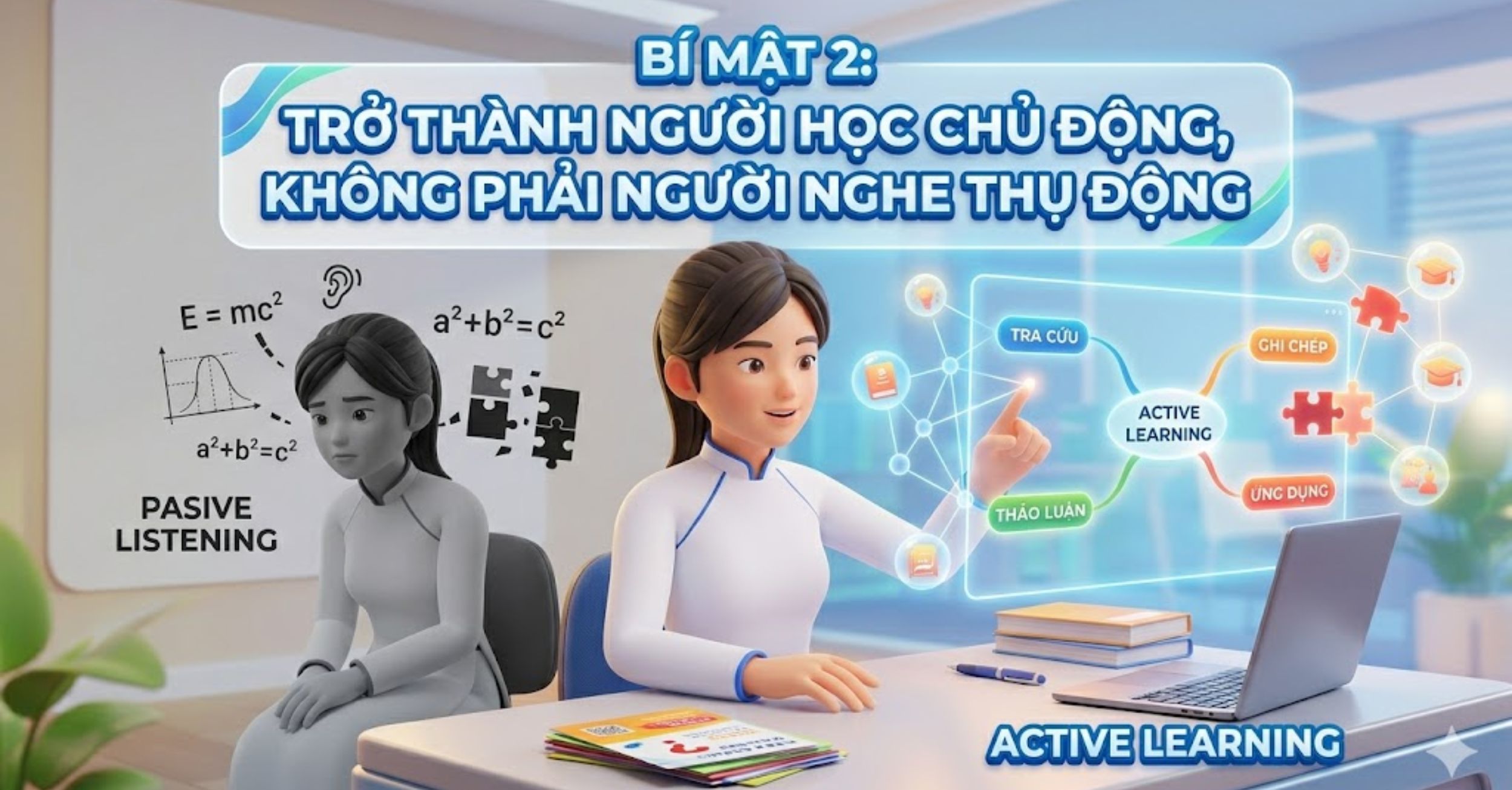 Bí Mật 2: Trở Thành Người Học Chủ Động, Không Phải Người Nghe Thụ Động