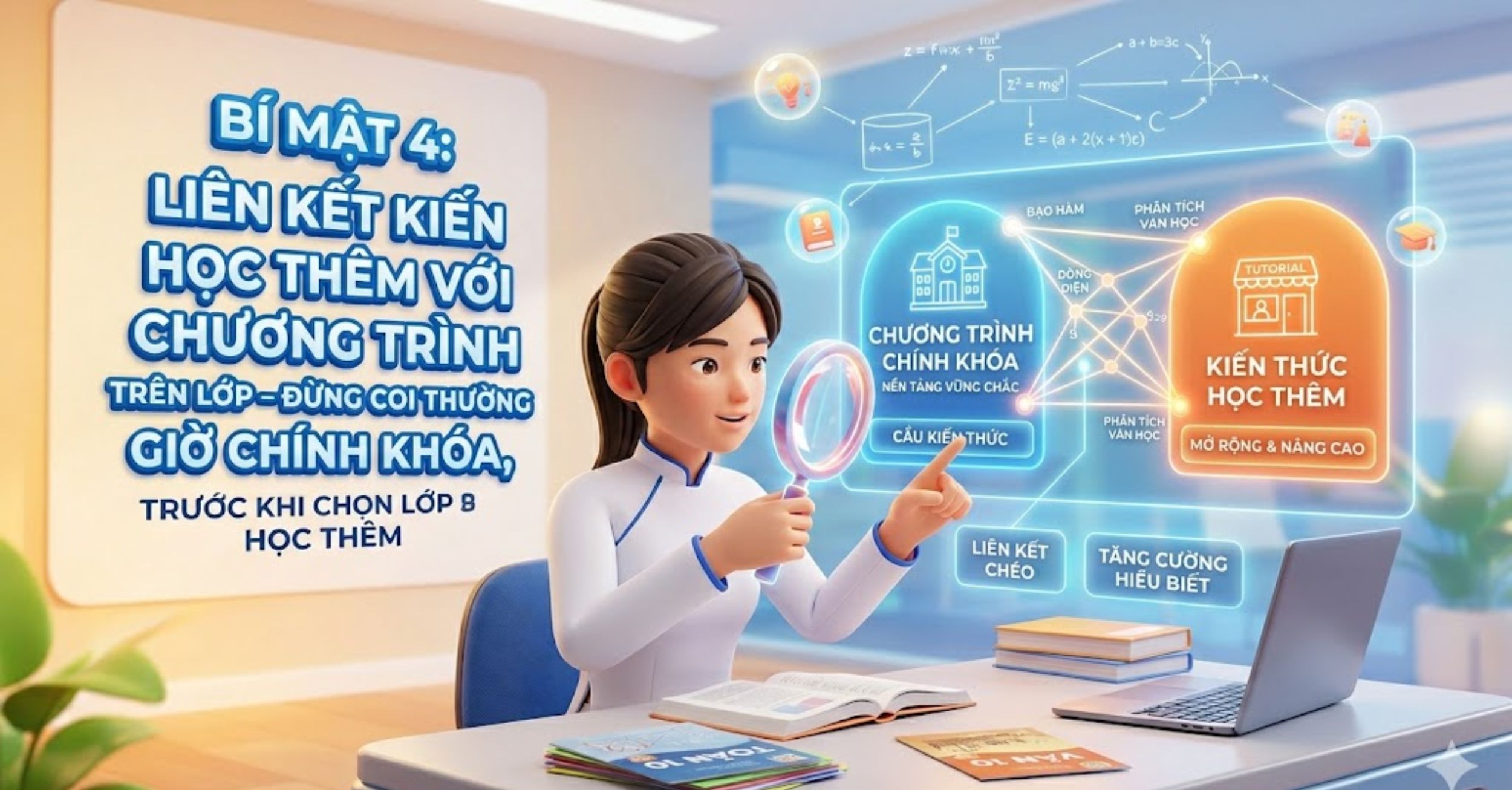 Bí Mật 4: Liên Kết Kiến Thức Học Thêm Với Chương Trình Trên Lớp – Đừng Coi Thường Giờ Chính Khóa