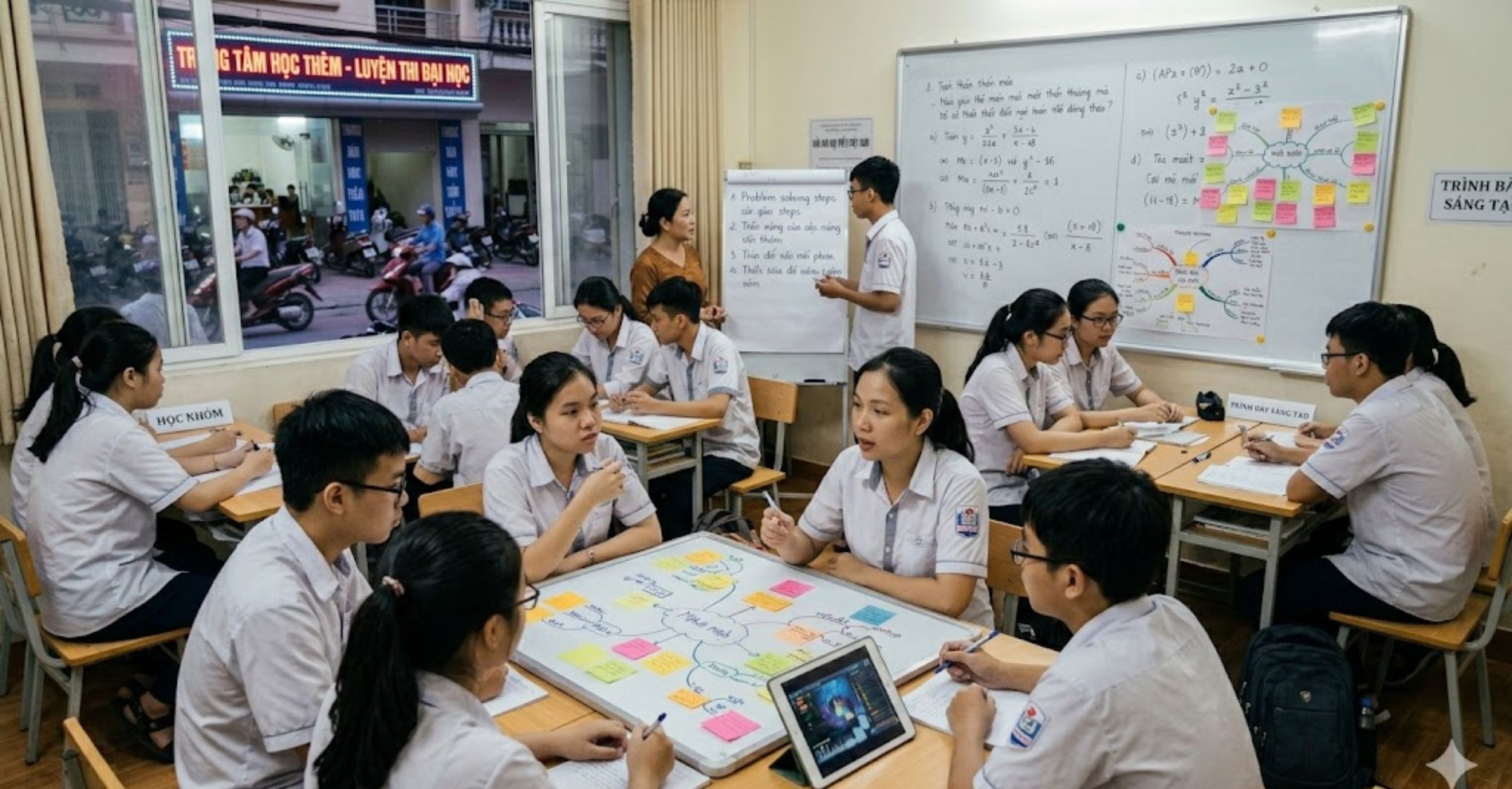 Phương pháp học chủ động tại các lớp bổ trợ