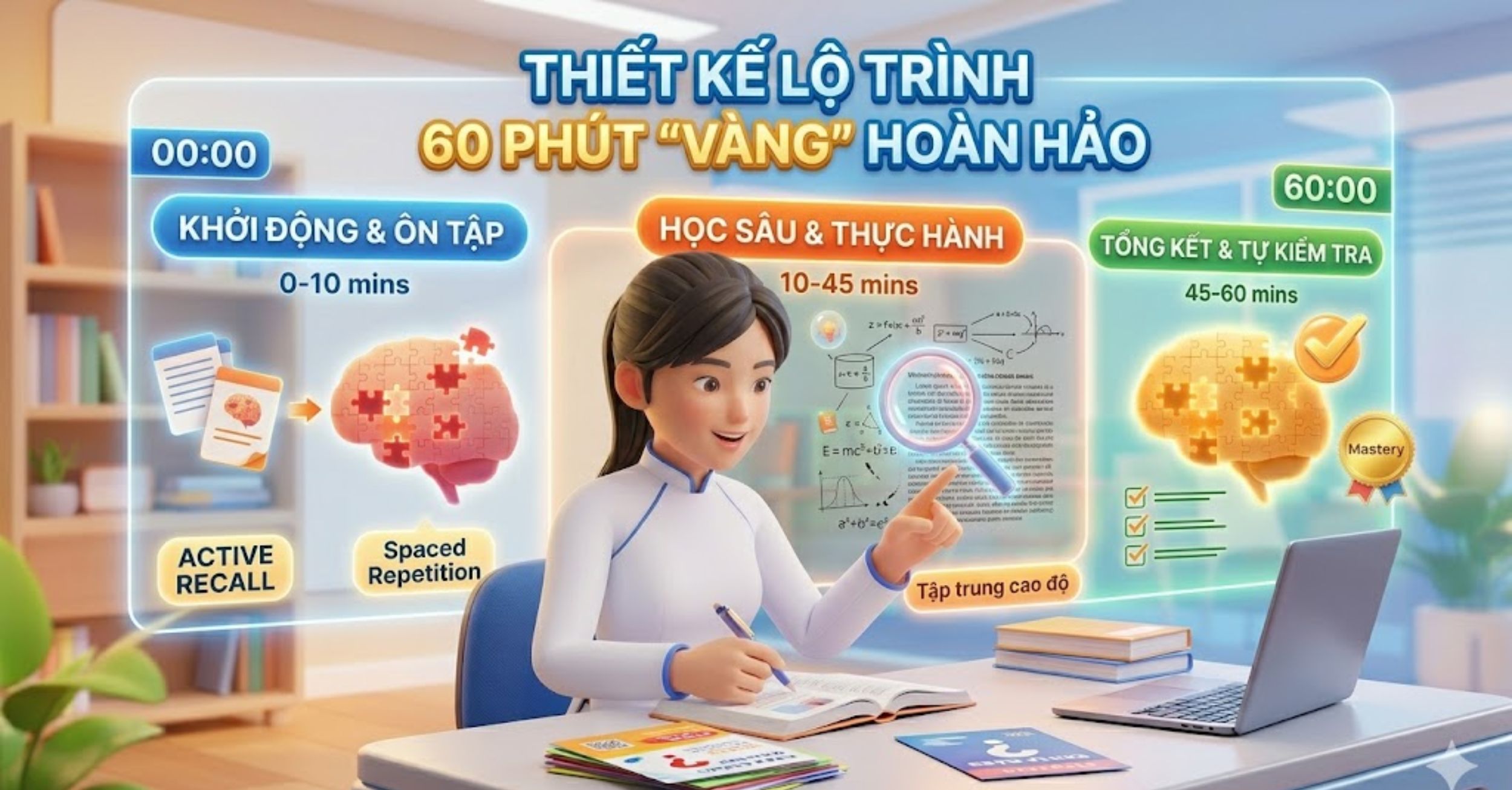 Thiết Kế Lộ Trình 60 Phút "Vàng" Hoàn Hảo