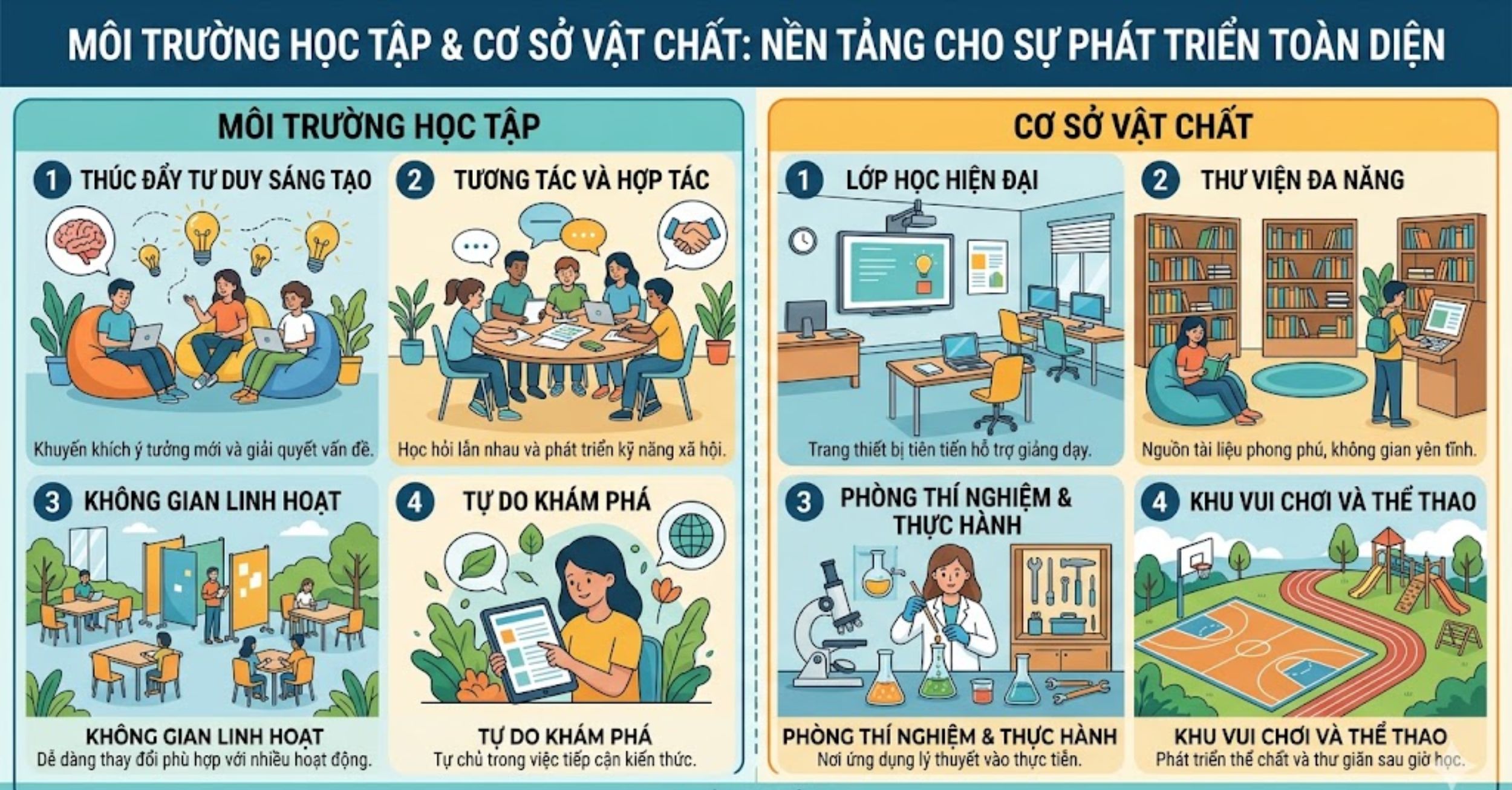 Môi trường học tập và cơ sở vật chất