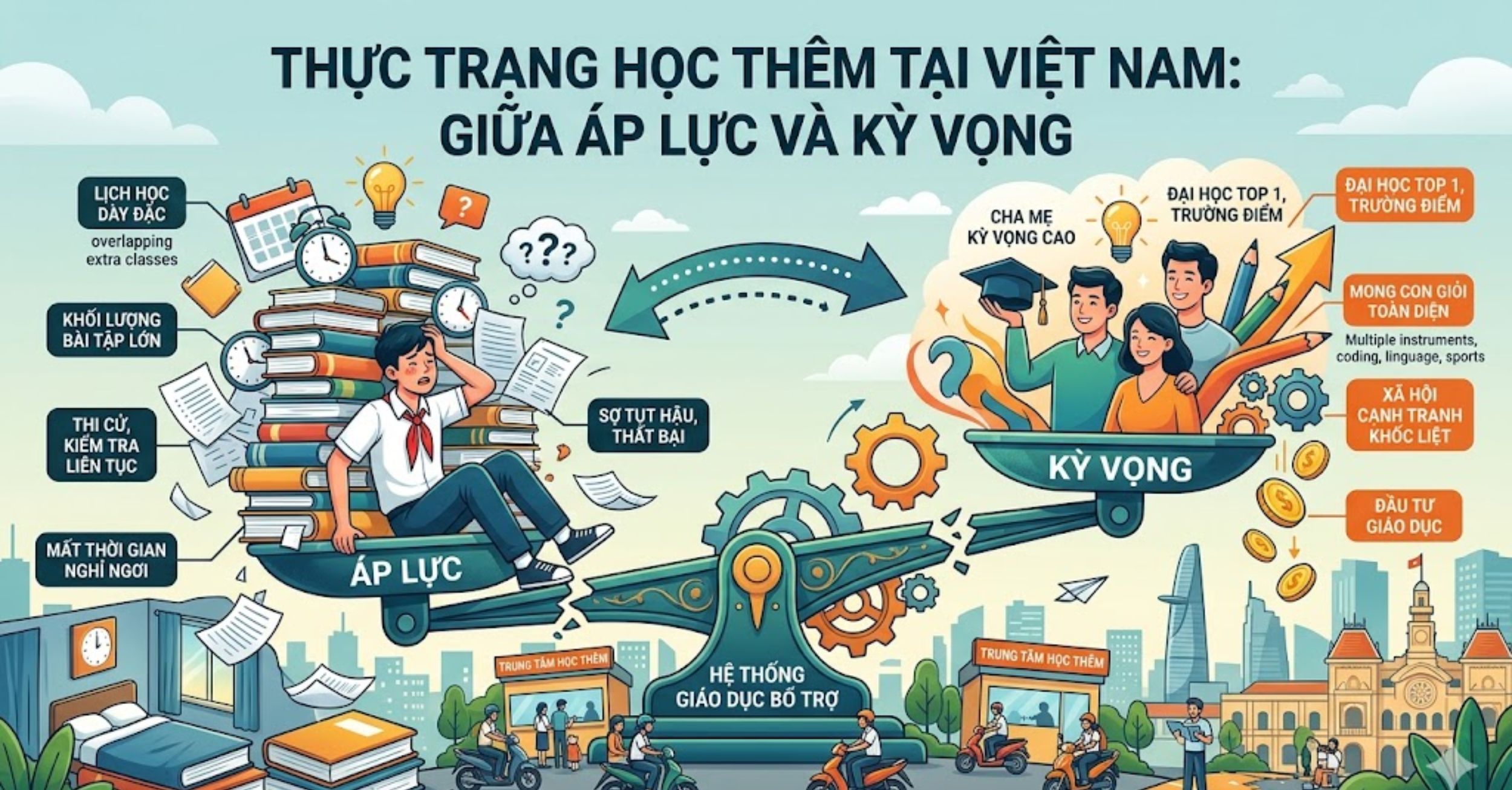 Thực Trạng Học Thêm Tại Việt Nam: Giữa Áp Lực Và Kỳ Vọng