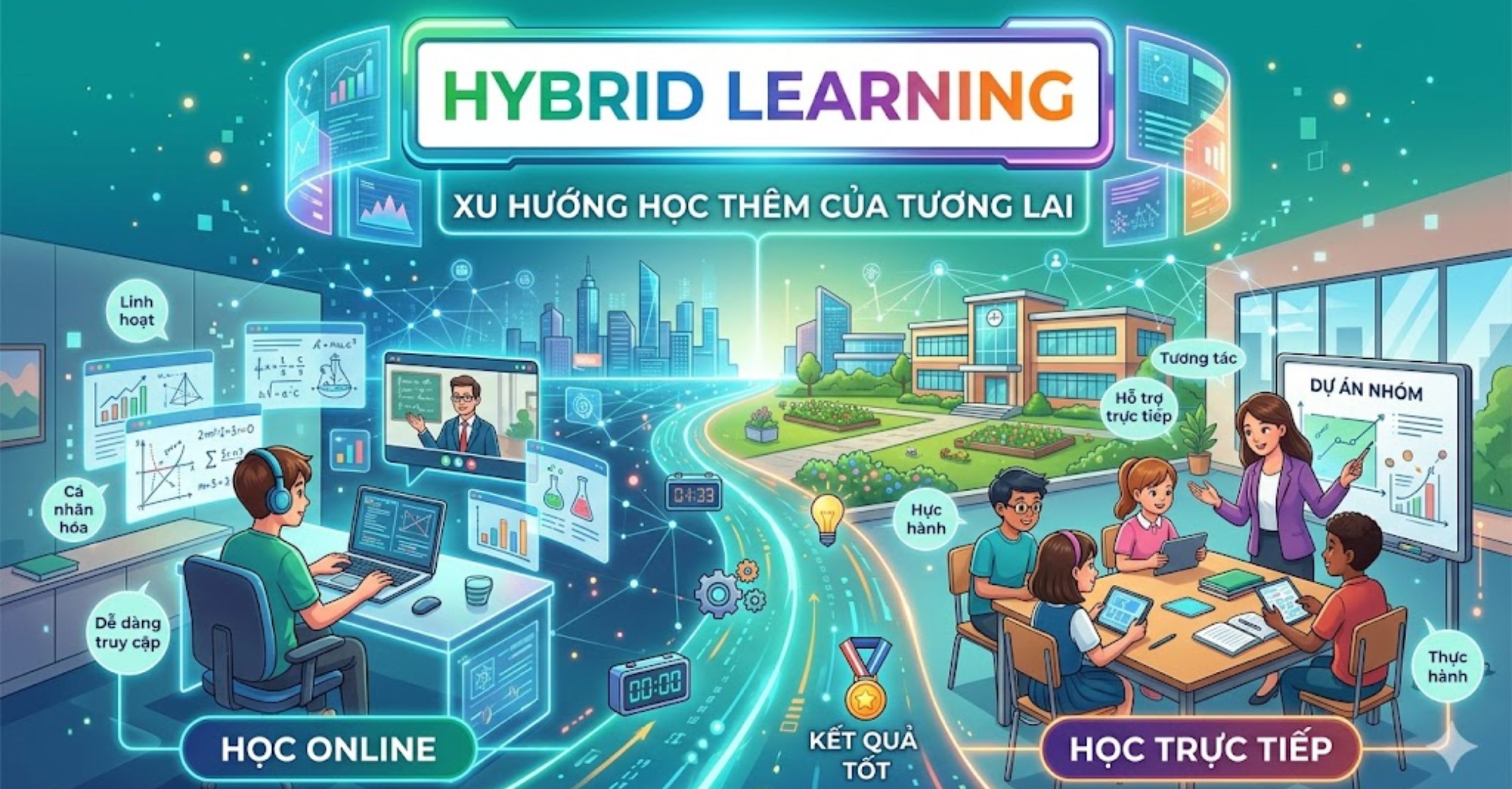 Hybrid Learning – Xu Hướng Học Thêm Của Tương Lai
