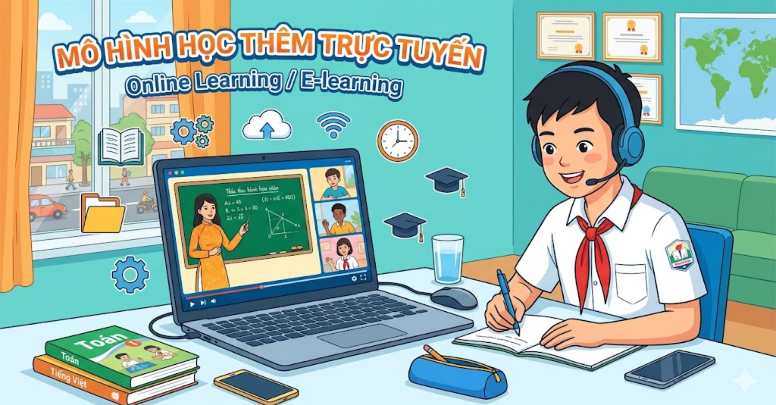 Mô Hình Học Thêm Trực Tuyến (Online Learning / E-learning)