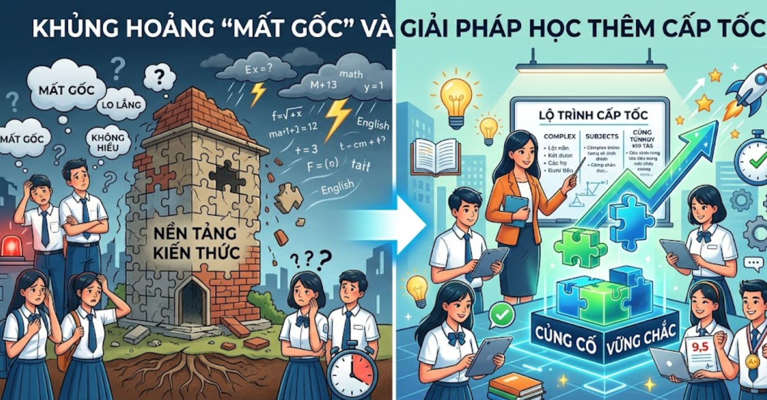 Khủng Hoảng "Mất Gốc" và Giải Pháp Học Thêm Cấp Tốc