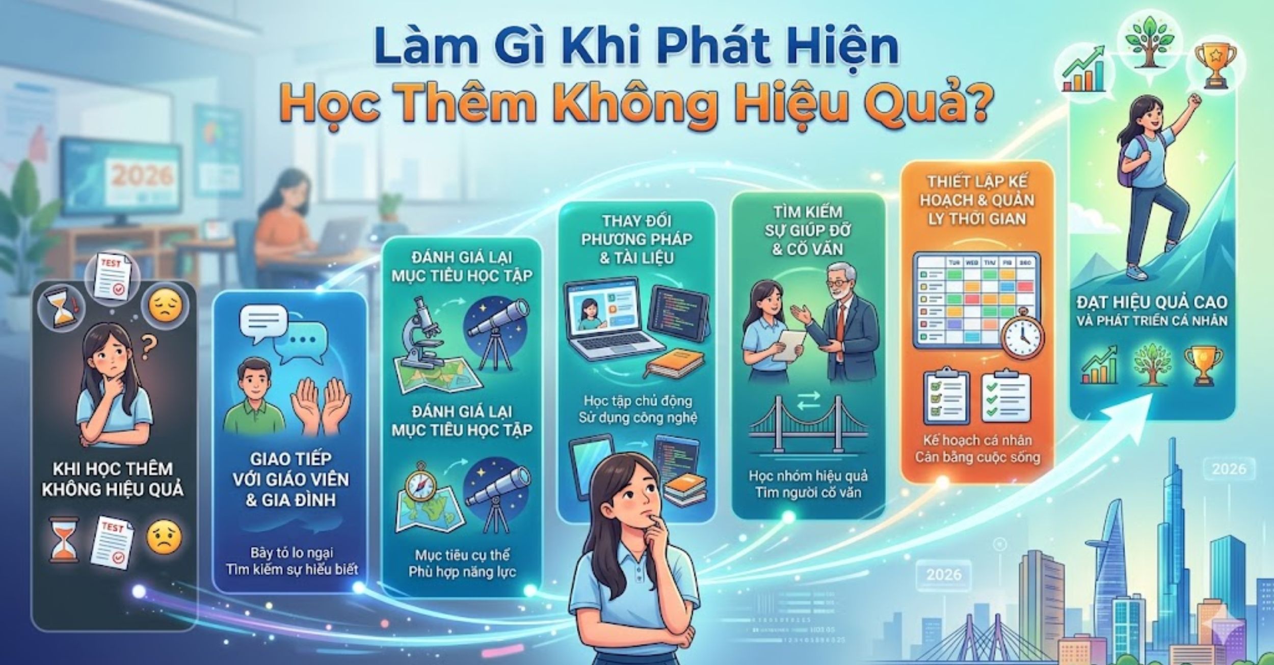 Làm Gì Khi Phát Hiện Học Thêm Không Hiệu Quả?