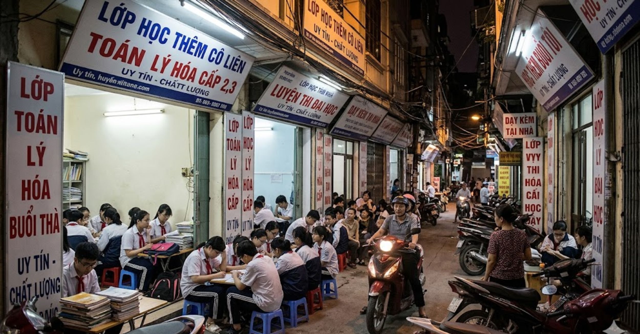 Thực trạng "lạm phát" học thêm tại Việt Nam