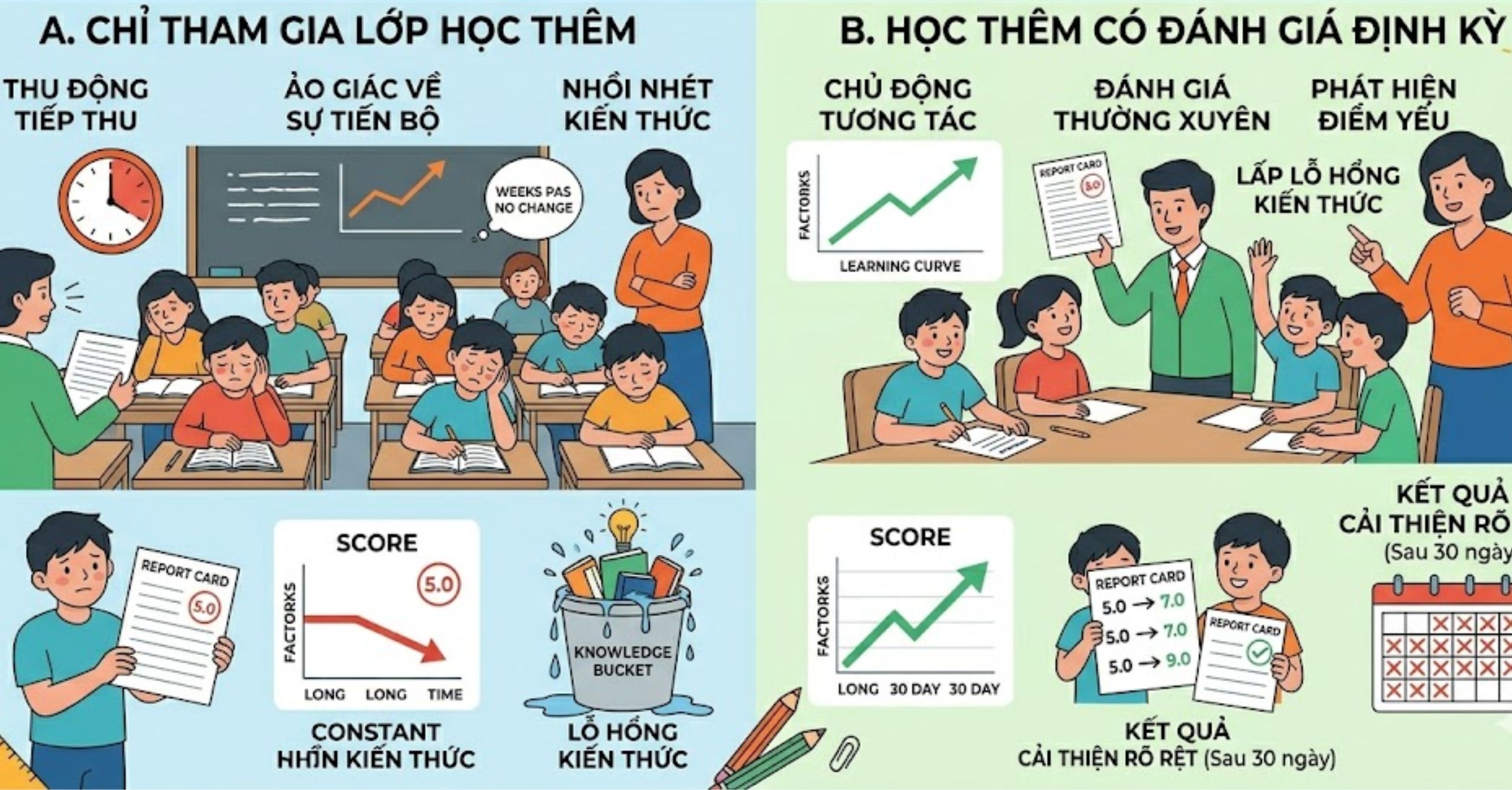 Chương 1: Hiểu Đúng Về Bản Chất Của Học Thêm Và Tại Sao Việc Chỉ Tham Gia Lớp Học Là Chưa Đủ