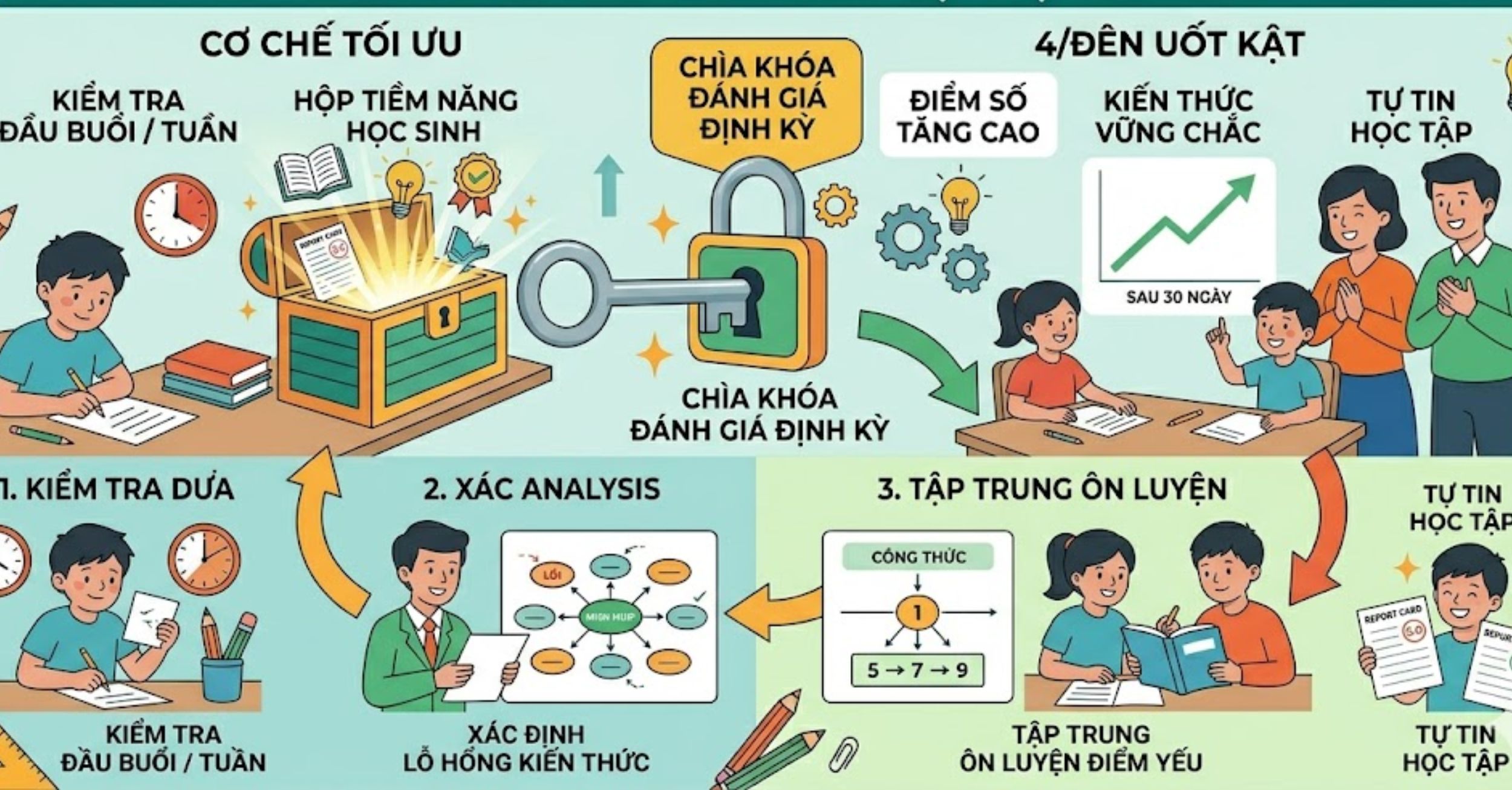 Chương 2: Đánh Giá Định Kỳ - Cơ Chế Tối Ưu Để Mở Khóa Tiềm Năng Từ Việc Học Thêm