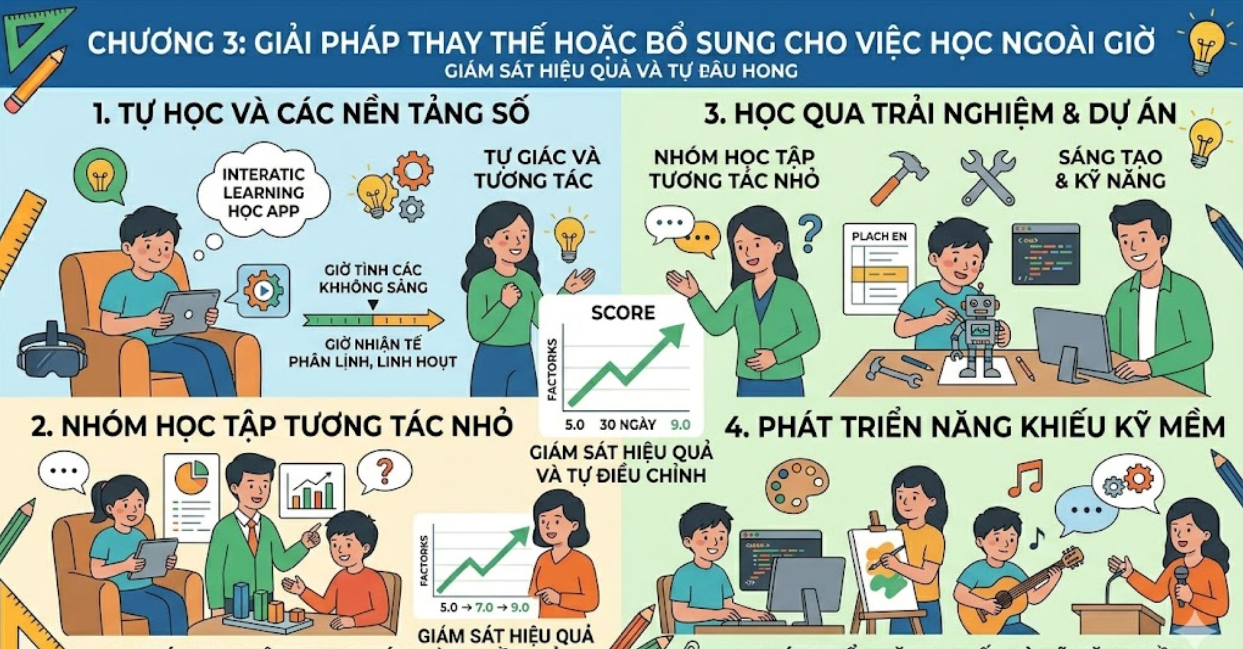 Chương 3: Giải pháp thay thế hoặc bổ sung cho việc học ngoài giờ