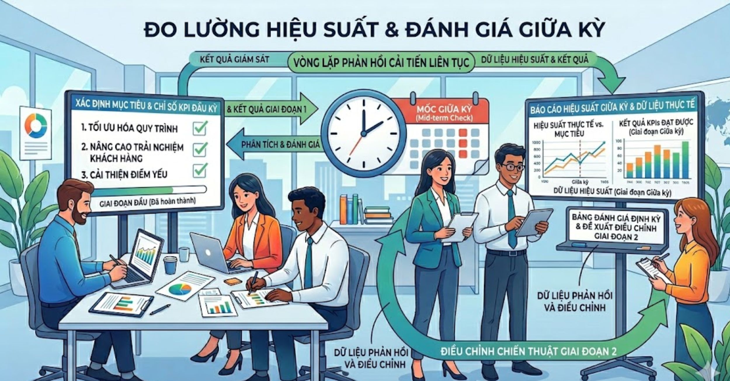 Đo Lường Hiệu Suất & Đánh Giá Giữa Kỳ 