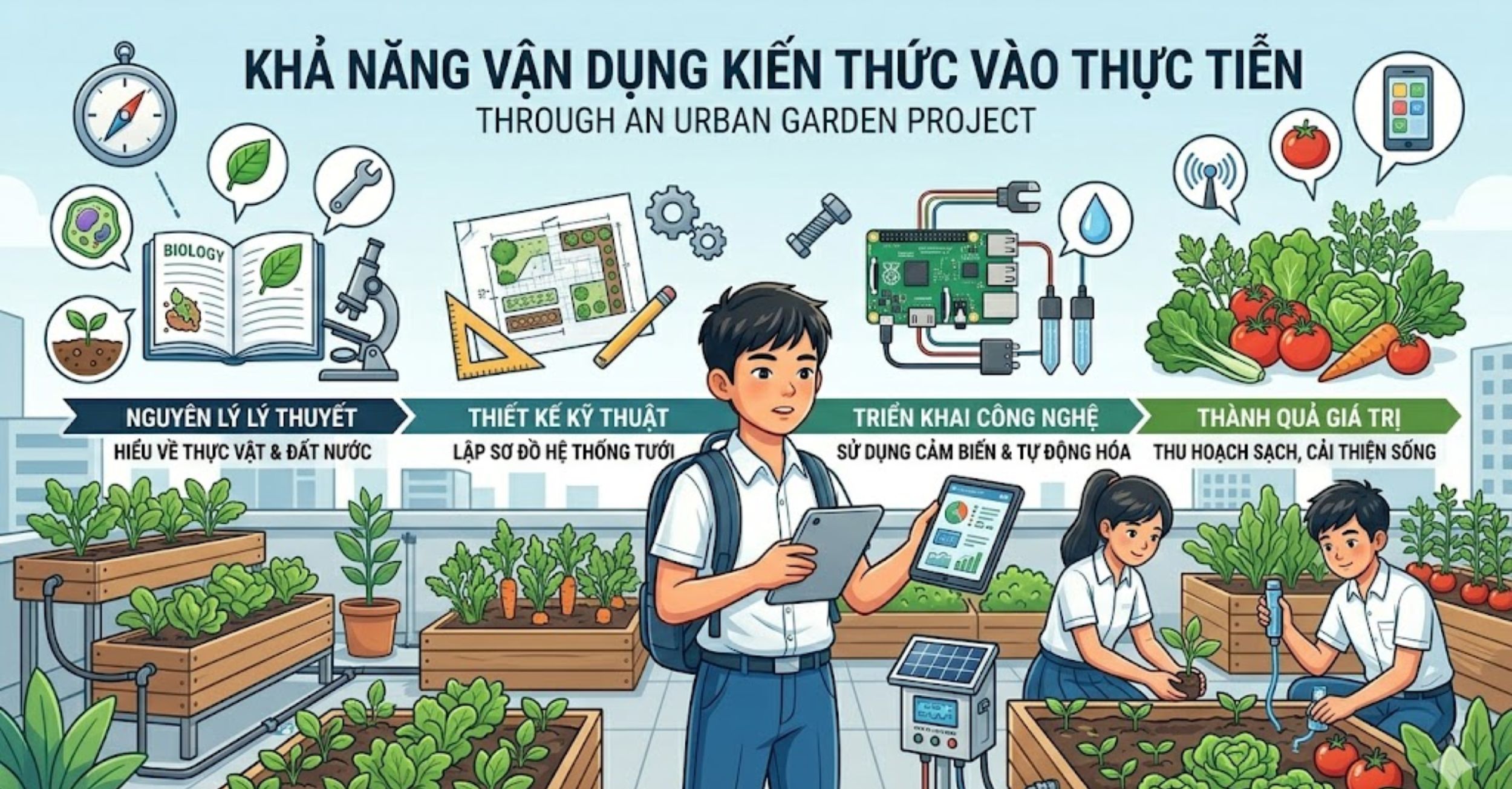 Khả năng vận dụng kiến thức vào thực tiễn