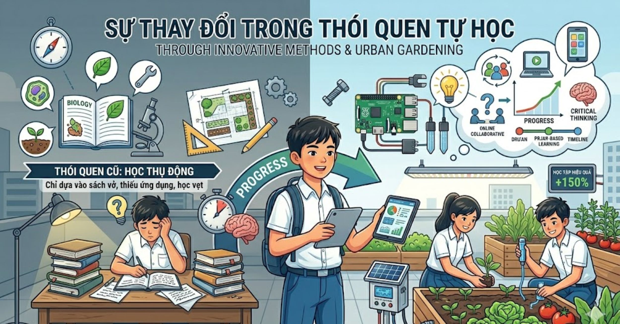 Sự thay đổi trong thói quen tự học