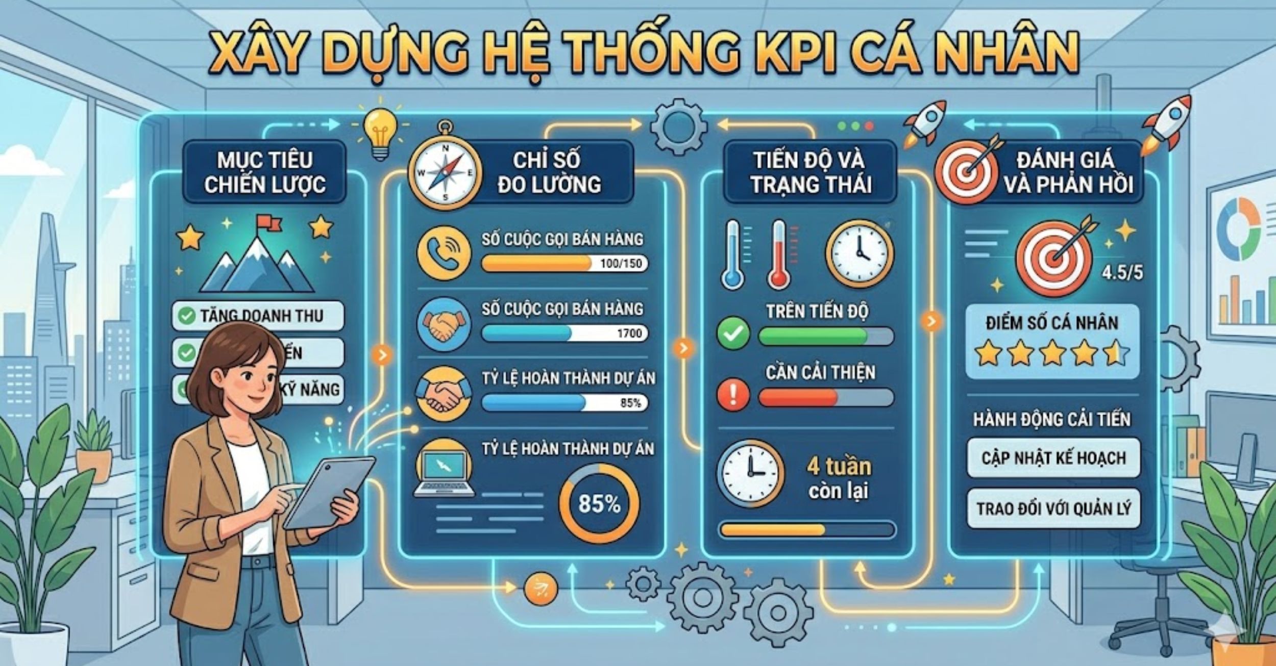 Xây dựng hệ thống chỉ số đánh giá hiệu năng (KPIs) cá nhân