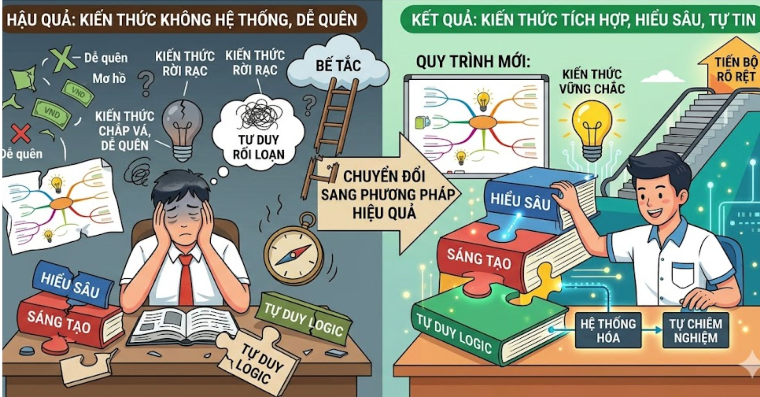 Bước quan trọng bị bỏ lỡ: "Hệ thống hóa và Tự chiêm nghiệm"