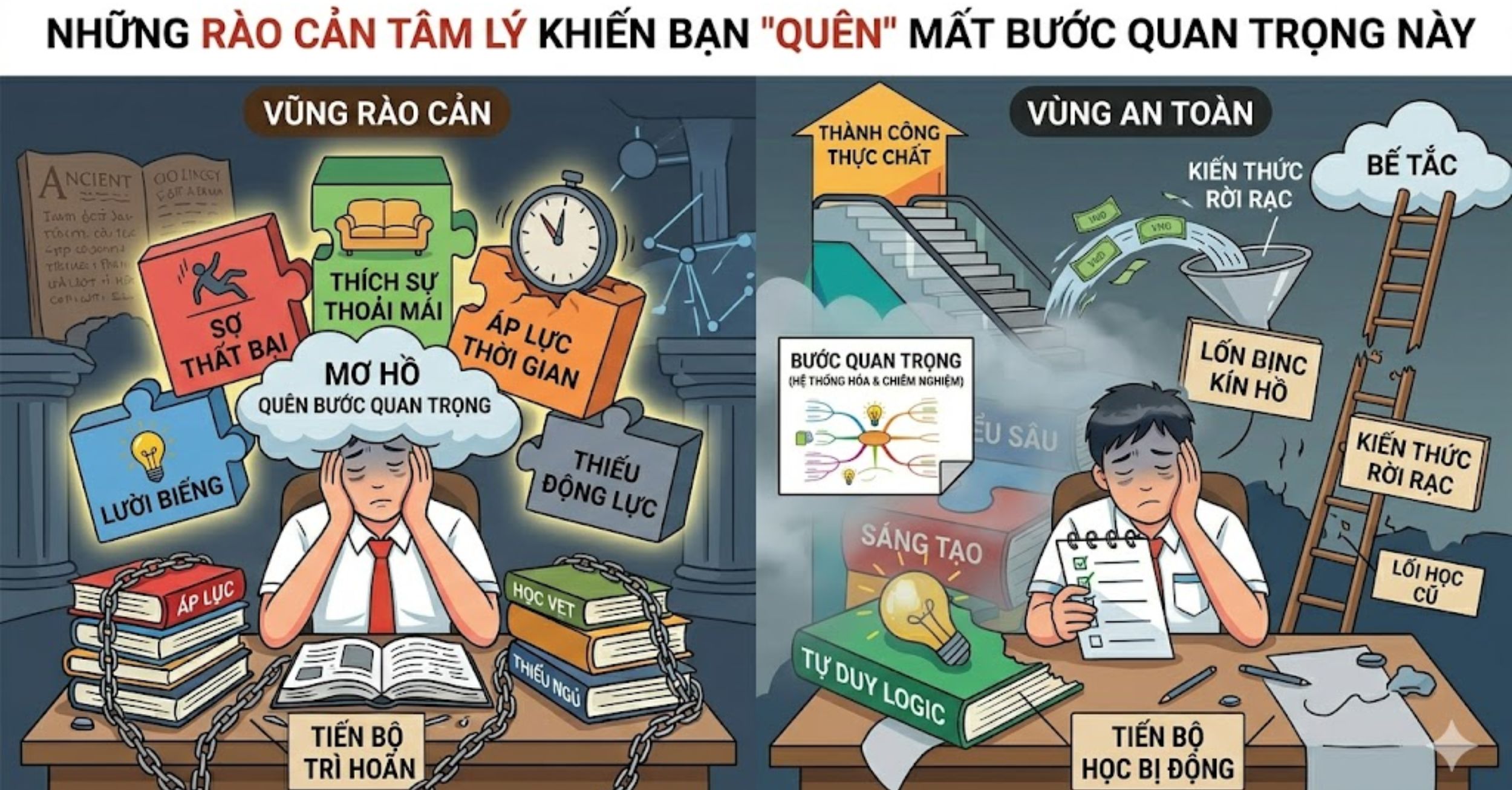 Những rào cản tâm lý khiến bạn "quên" mất bước quan trọng này