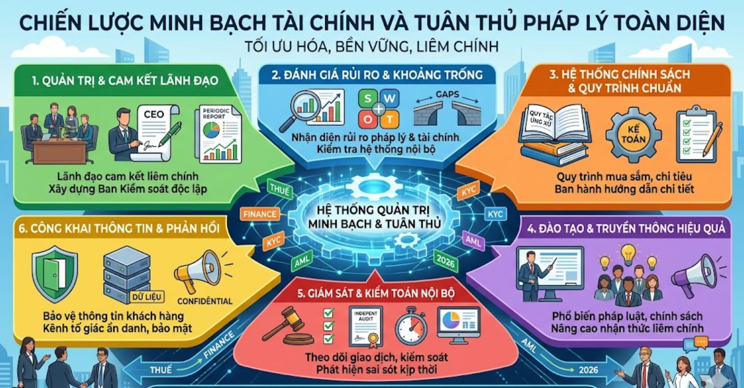 Chiến lược minh bạch tài chính và tuân thủ pháp lý