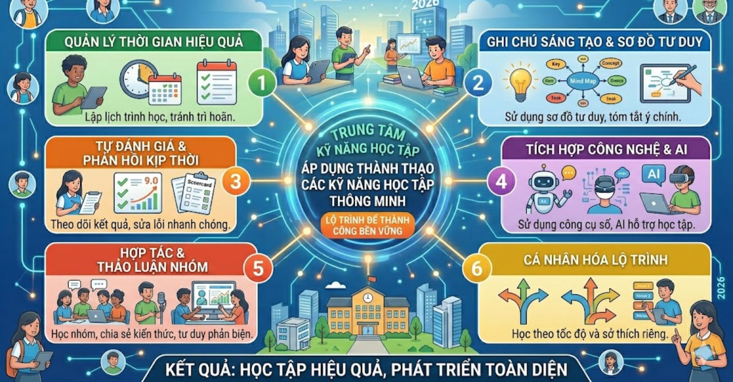 Áp dụng thành thạo các kỹ năng học tập thông minh