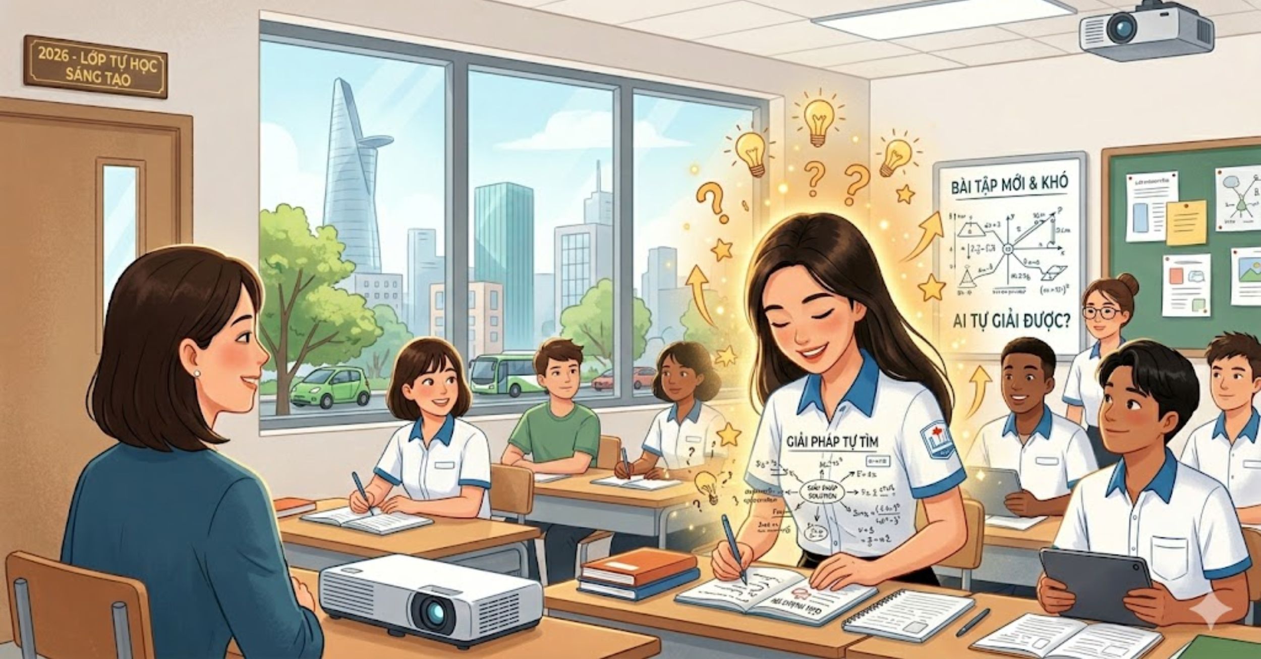 Khả năng tự giải quyết các bài tập khó và mới