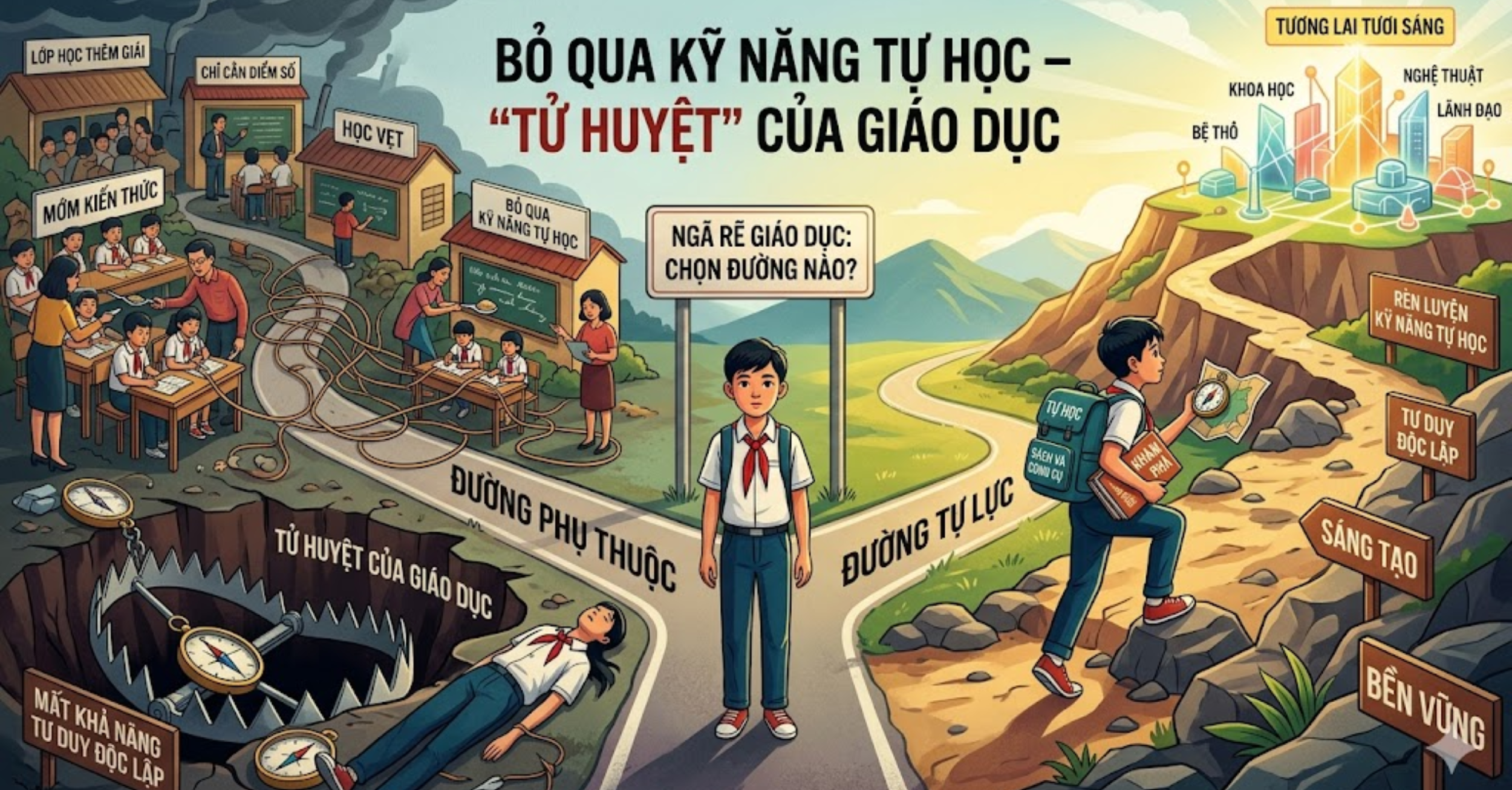 Bỏ Qua Kỹ Năng Tự Học – "Tử Huyệt" Của Giáo Dục