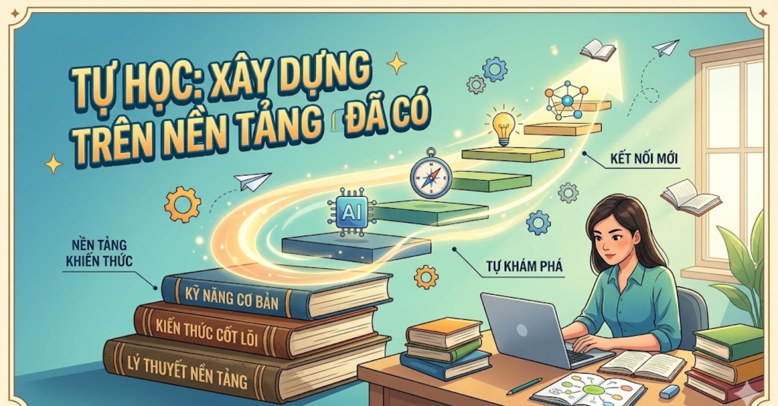 Ưu tiên tự học trên nền tảng kiến thức đã có 