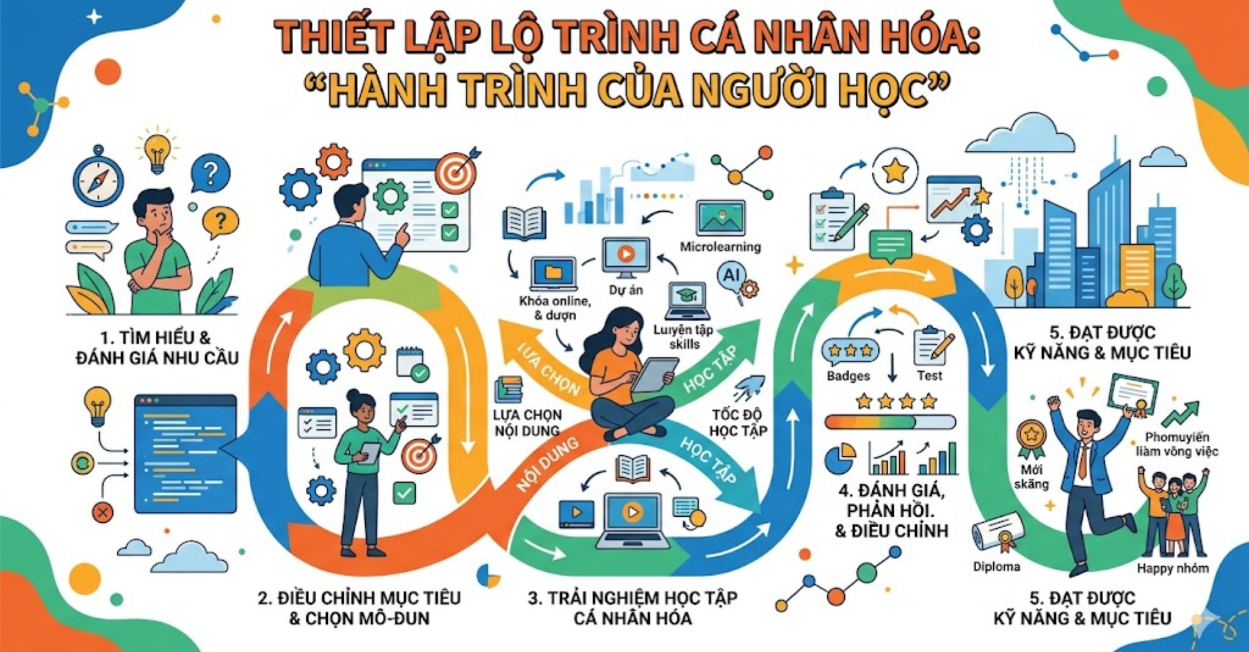 Thiết lập lộ trình cá nhân hóa: "Customer Journey" của người học