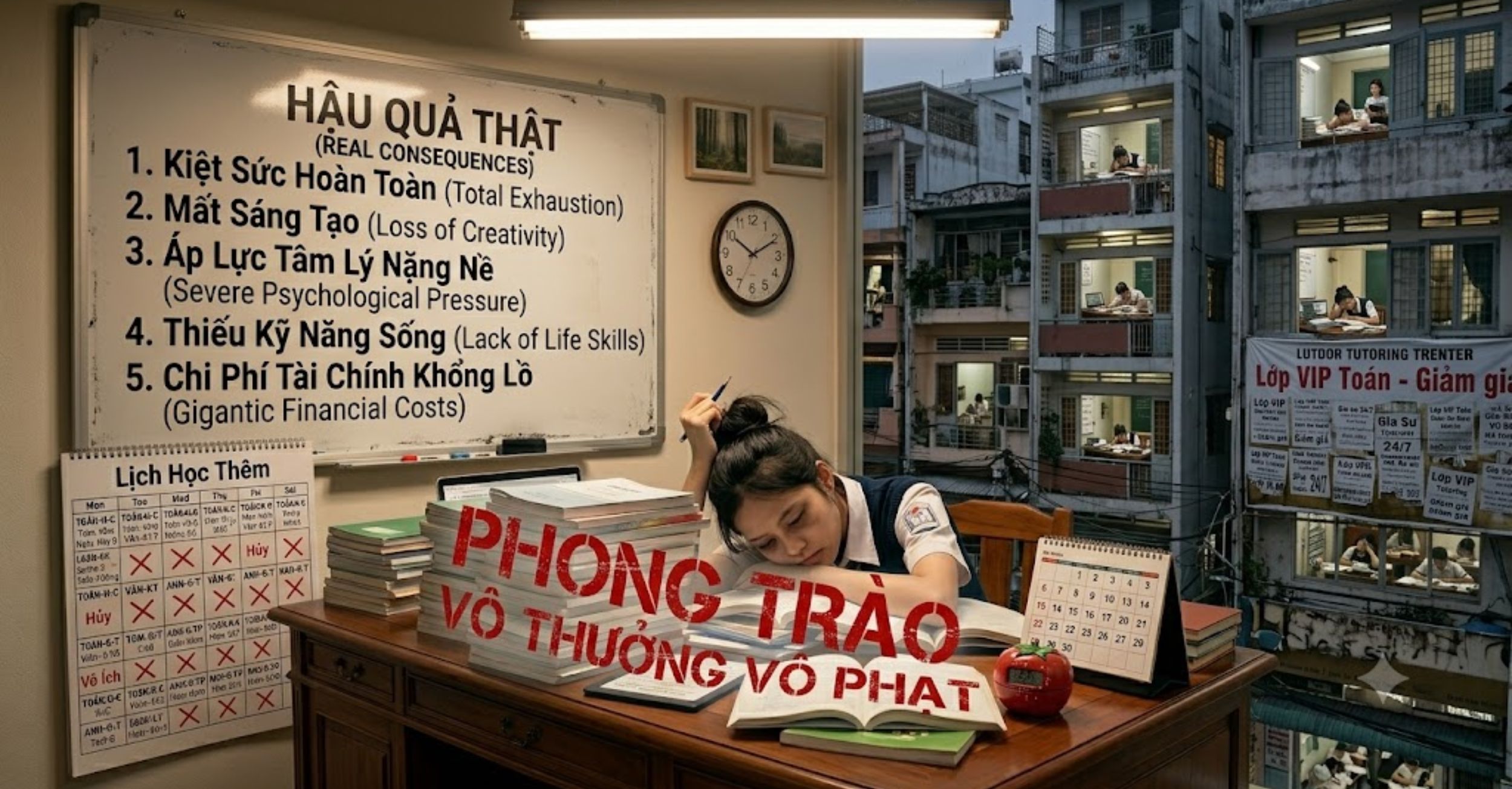 Thực Trạng Đáng Báo Động: Khi Học Thêm Trở Thành Phong Trào Vô Thưởng Vô Phạt