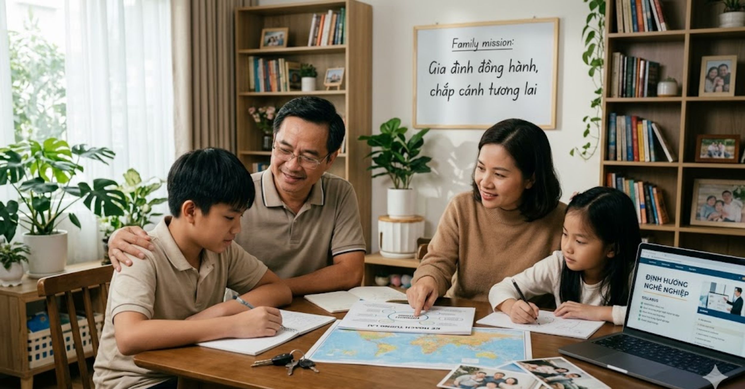 Sự đồng hành, định hướng đúng đắn từ phía gia đình