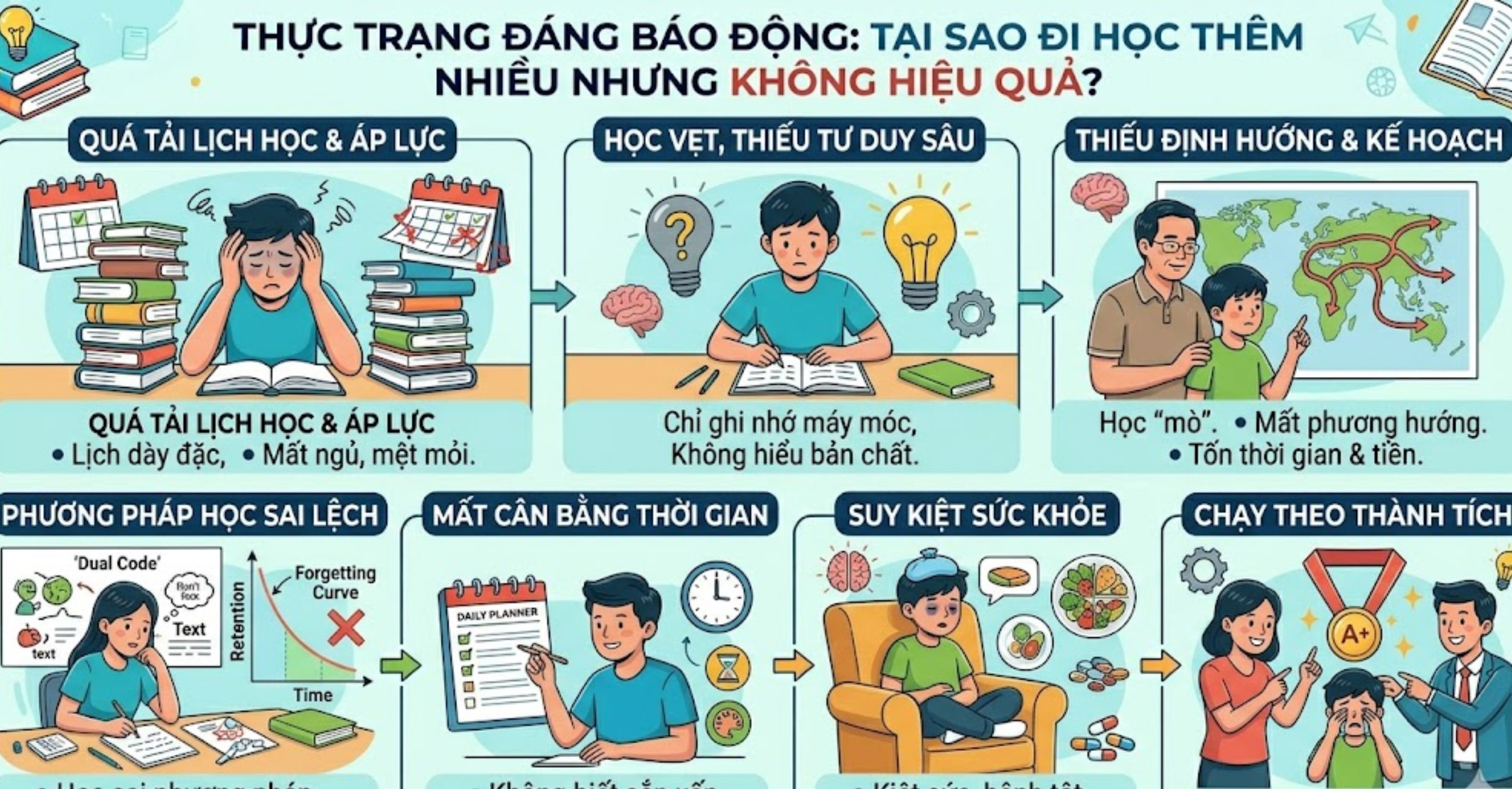Thực Trạng Đáng Báo Động: Tại Sao Đi Học Thêm Nhiều Nhưng Không Hiệu Quả?