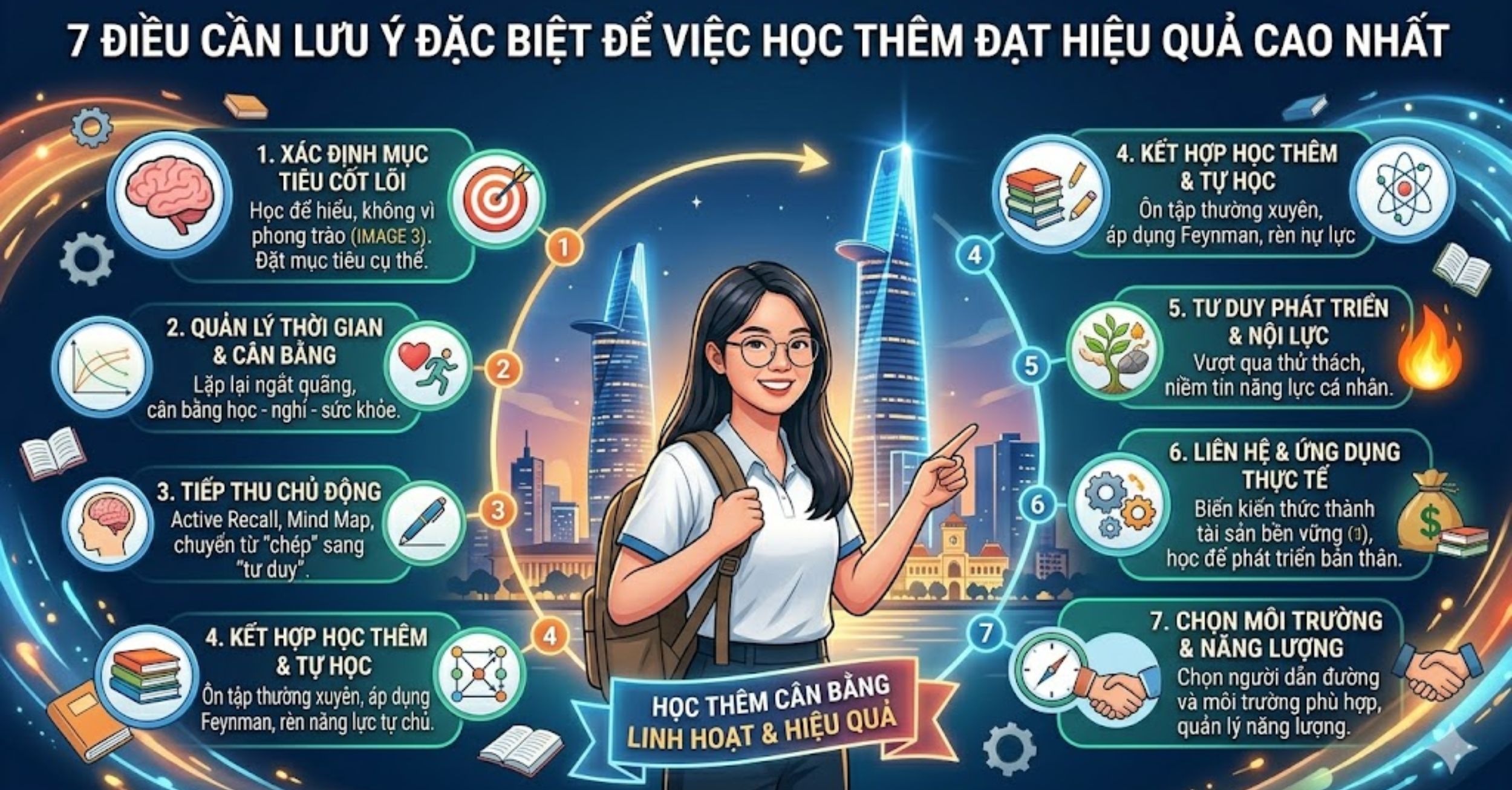 7 điều cần lưu ý đặc biệt để việc học thêm đạt hiệu quả cao nhất