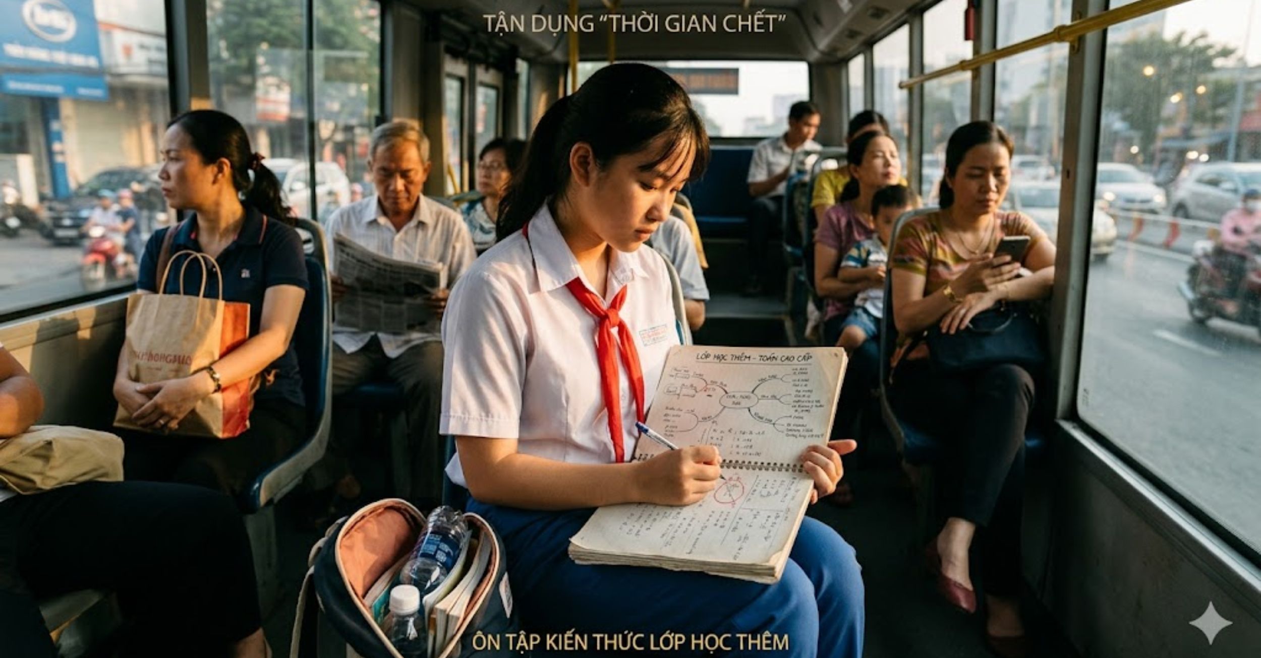 Tận dụng "Thời gian chết" để tiêu hóa kiến thức lớp học thêm