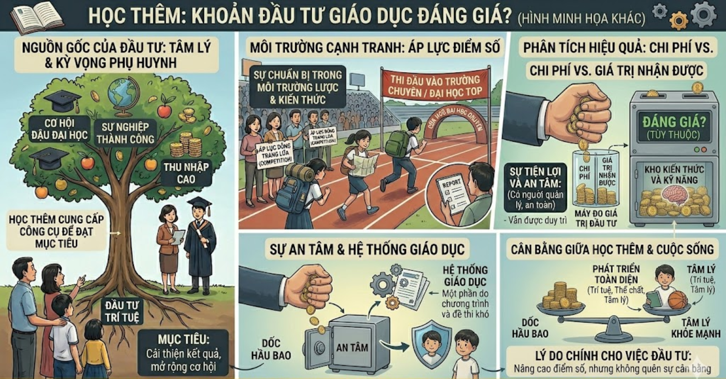 Học Thêm: Khoản Đầu Tư Giáo Dục Đáng Giá?
