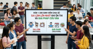 Hơn 1.500 Sinh Viên Chia Sẻ: Sai Lầm Lớn Nhất Khi Ôn Thi Và Giải Pháp Cứu Vãn