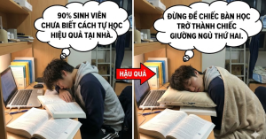 90% sinh viên chưa biết cách tự học hiệu quả tại nhà: Đừng để chiếc bàn học trở thành chiếc giường ngủ thứ hai